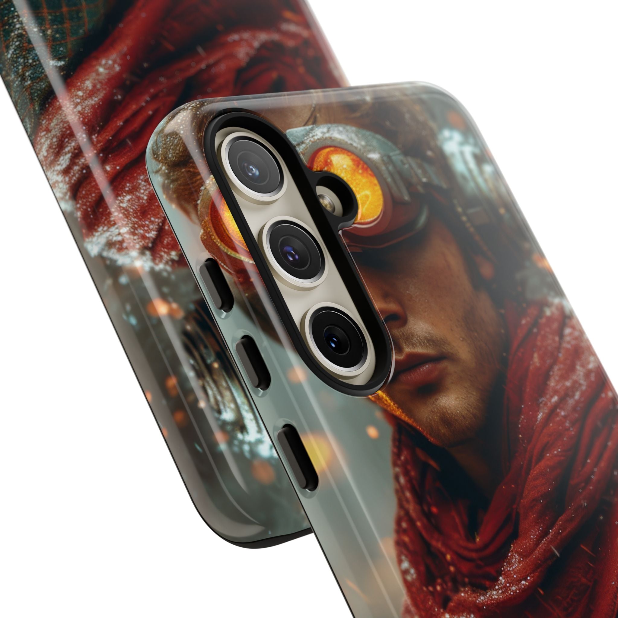 Futuristic Steampunk Explorer Samsung S24 - Tough