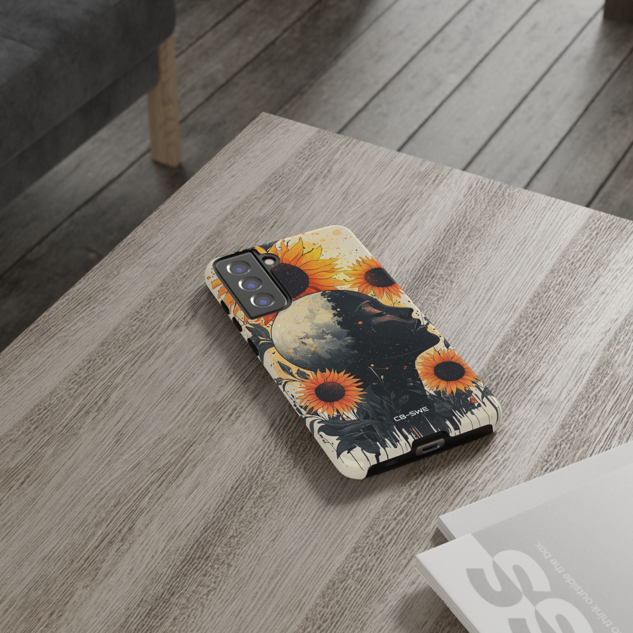 Sunflower Embraces Moon - Samsung Case