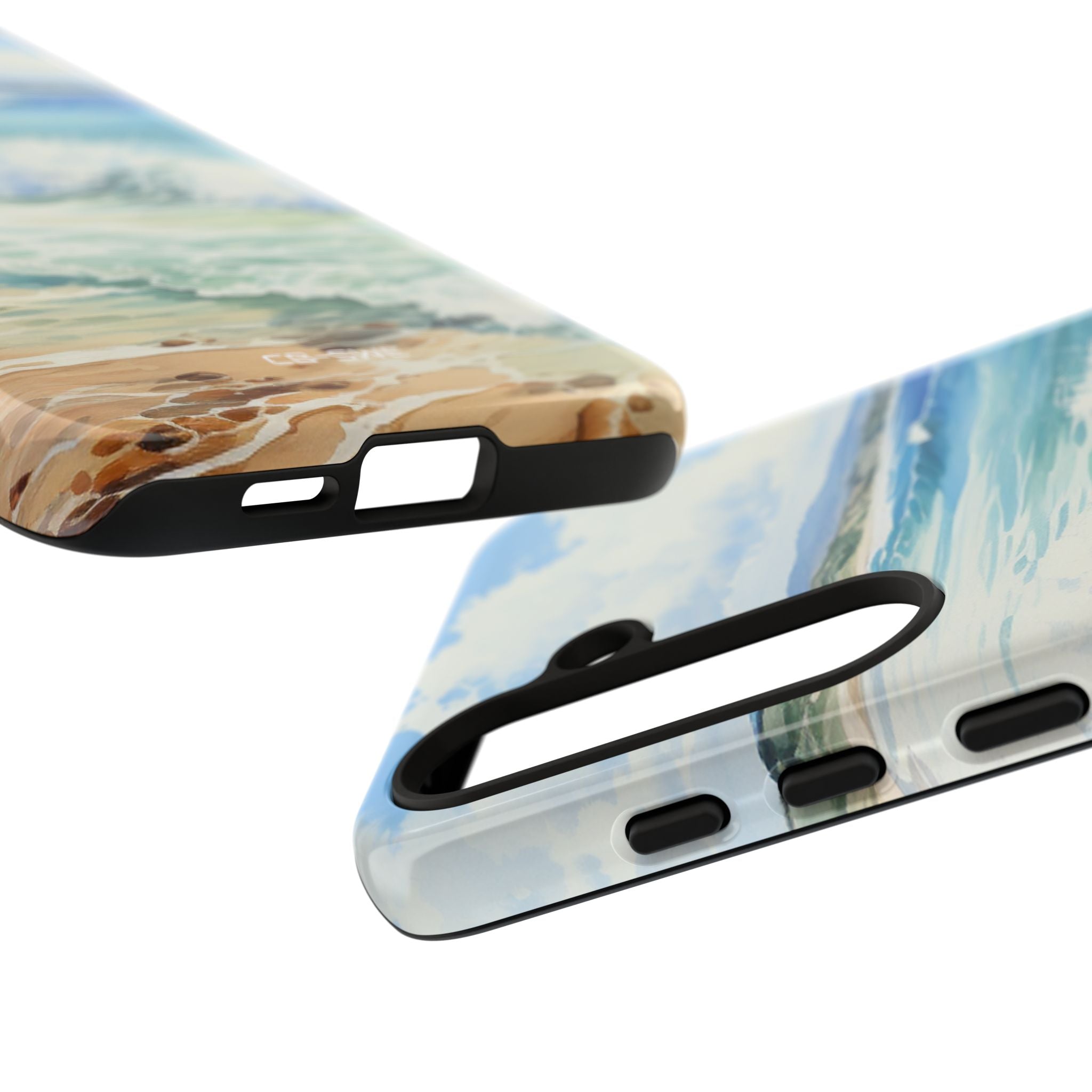 Serene Coastal Watercolors - Samsung Case