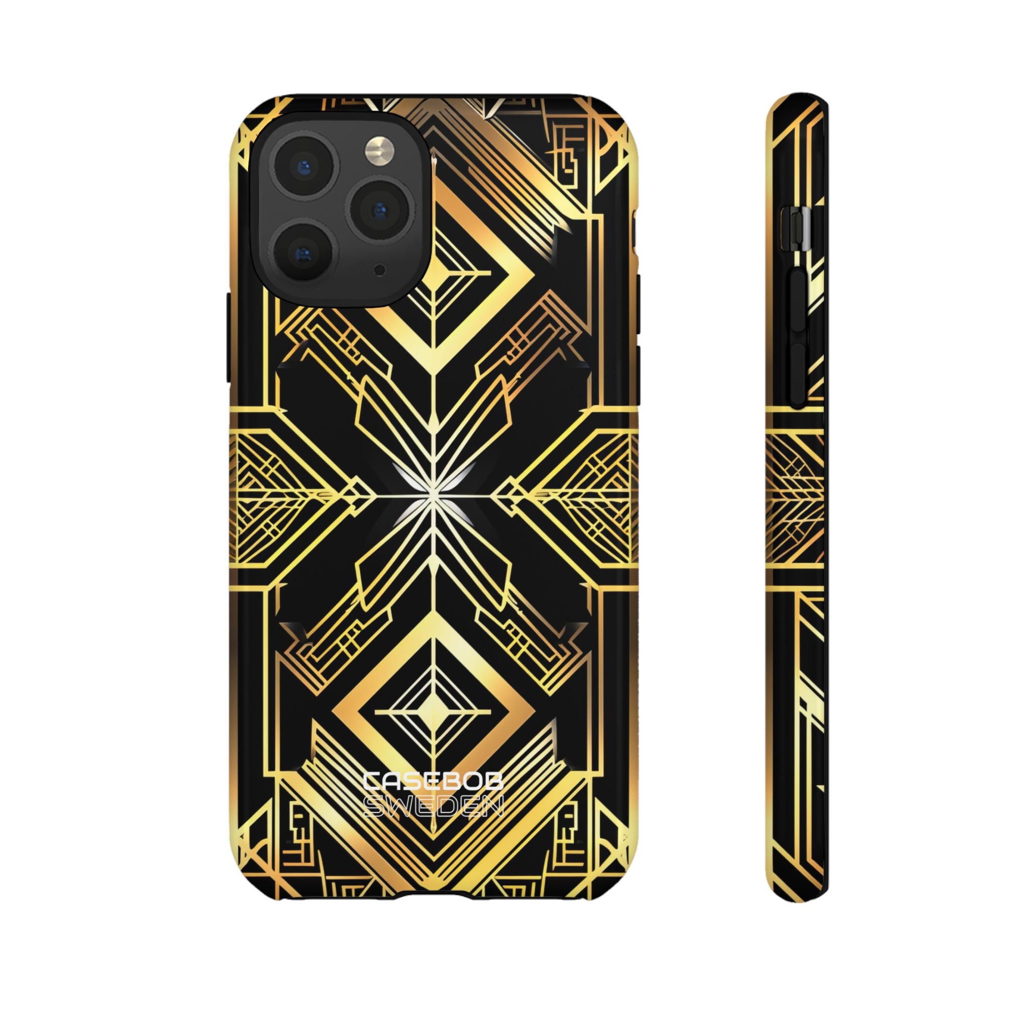 Golden Geometric Symphony iPhone 11 - Tough