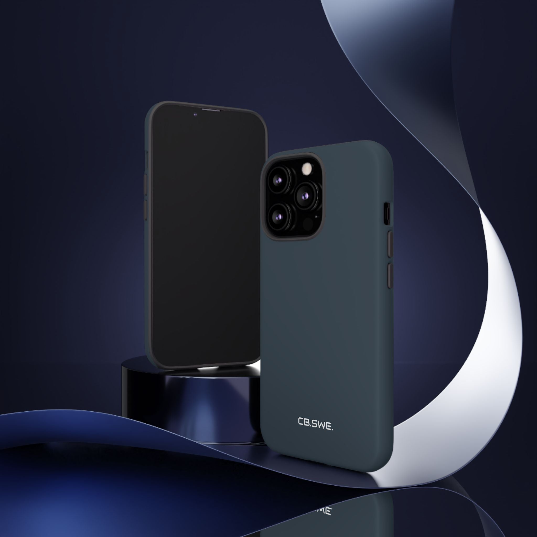 Anthrazitfarbene iPhone-Hülle – Robust