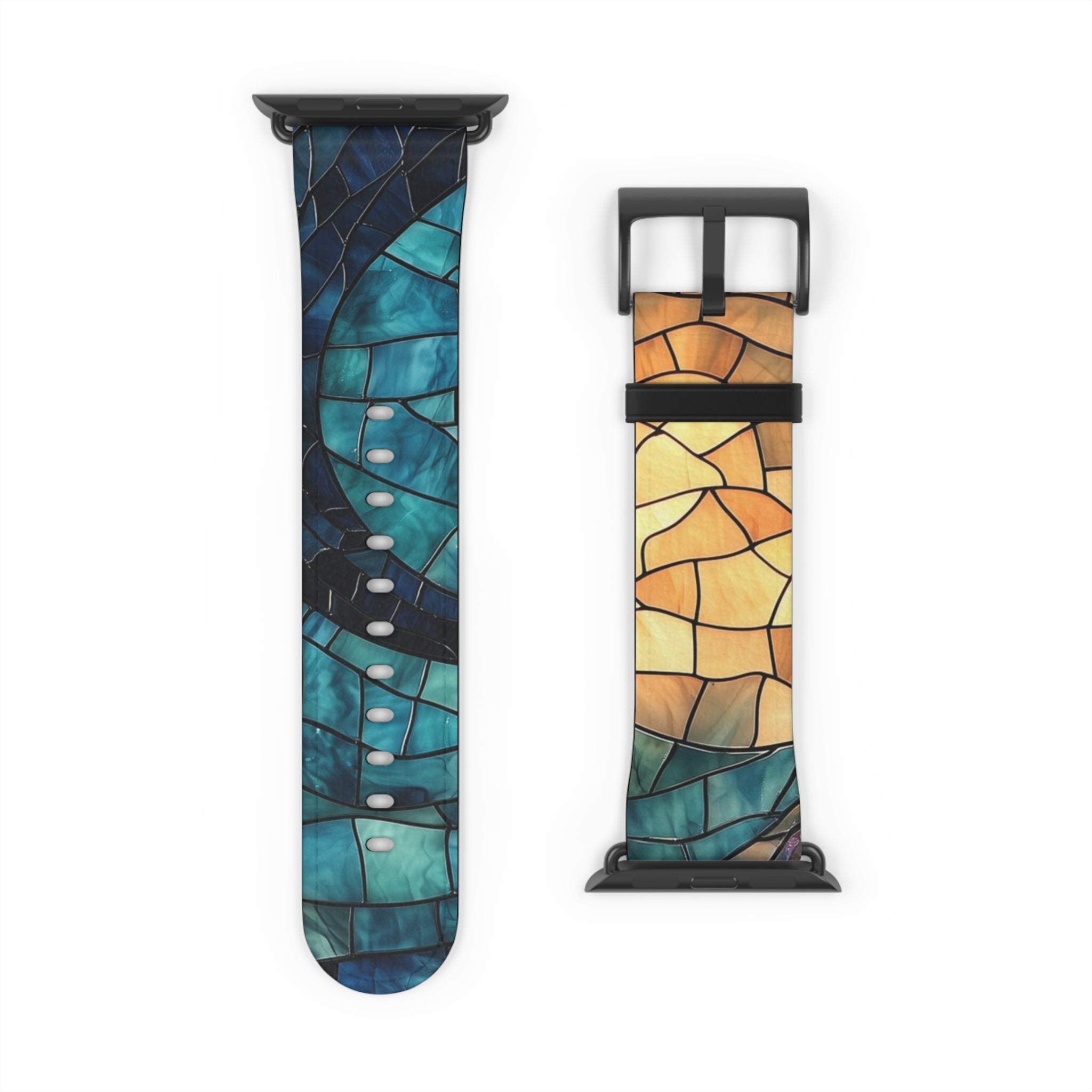 Blue Whale Mosaic - Watch Band