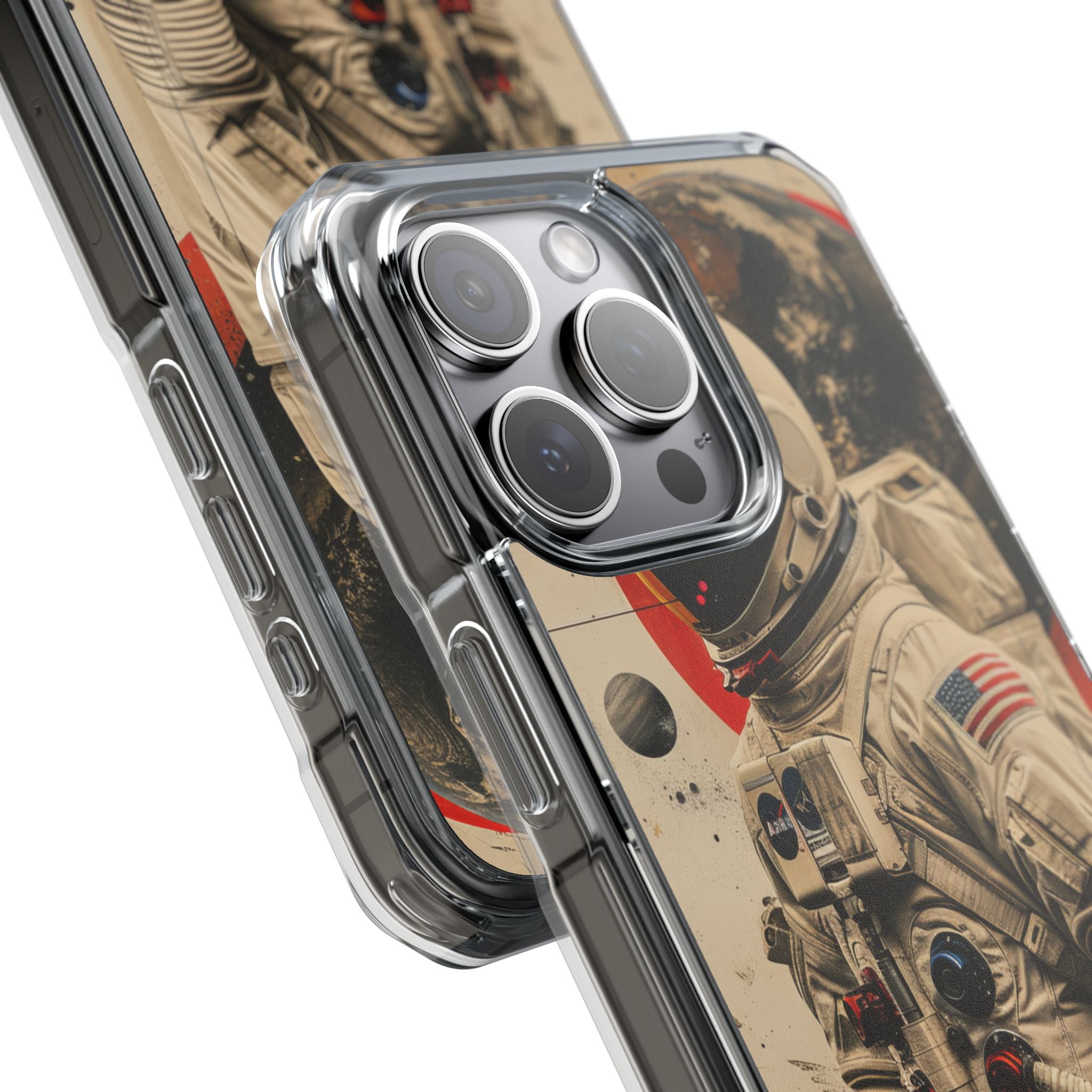 Cosmic Voyager Drift iPhone 15 - Impact Clear+