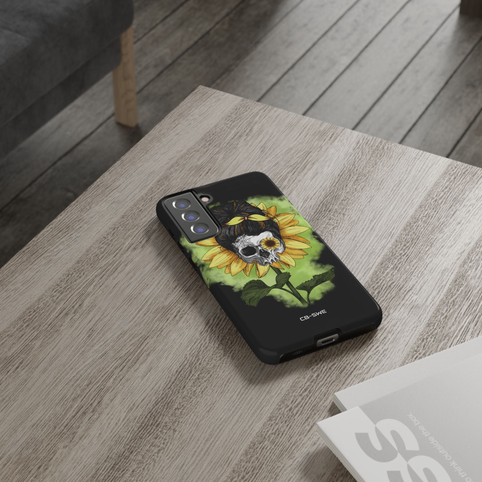 Sunflower Skull Fusion - Samsung Case