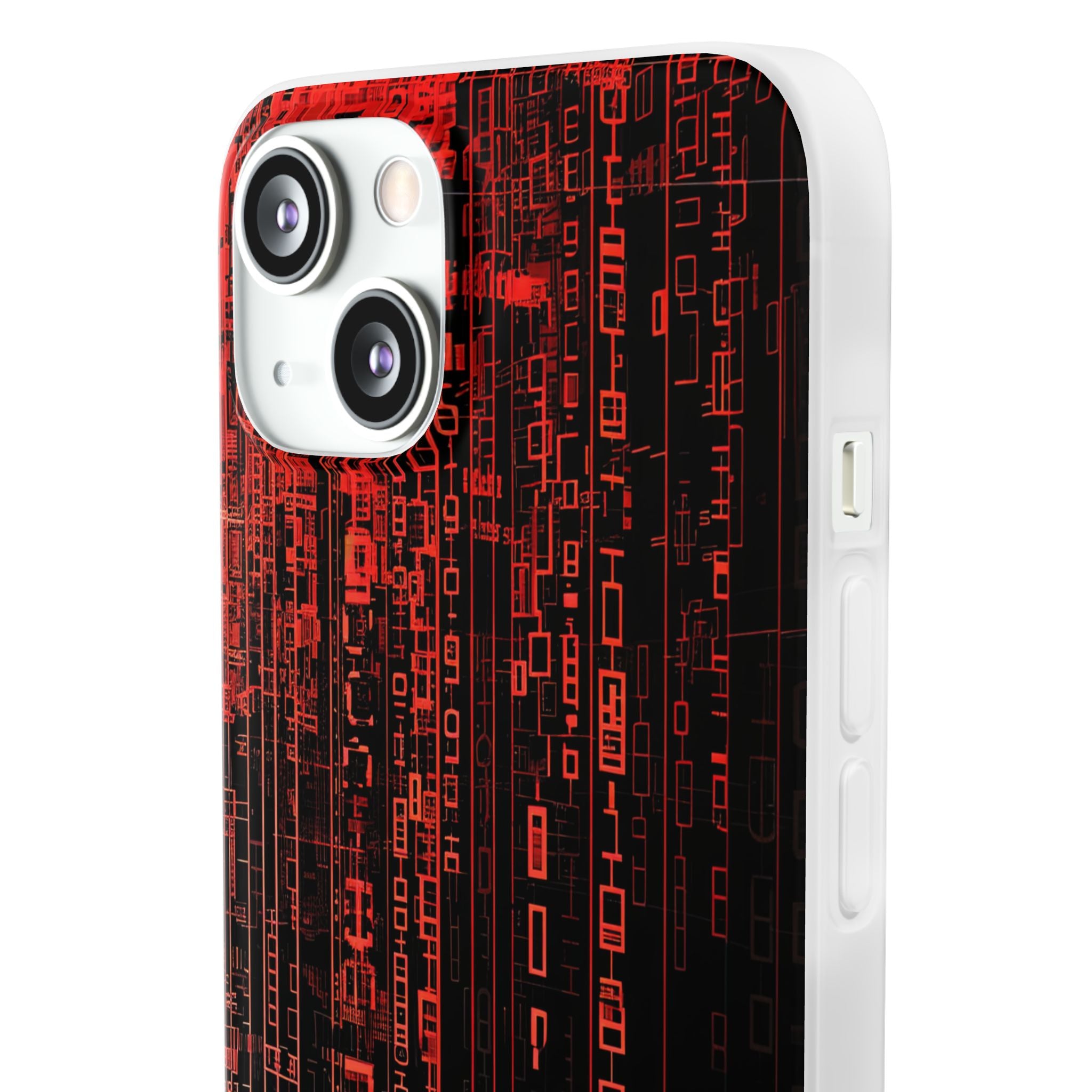 Crimson Glyphs iPhone 13 - Soft