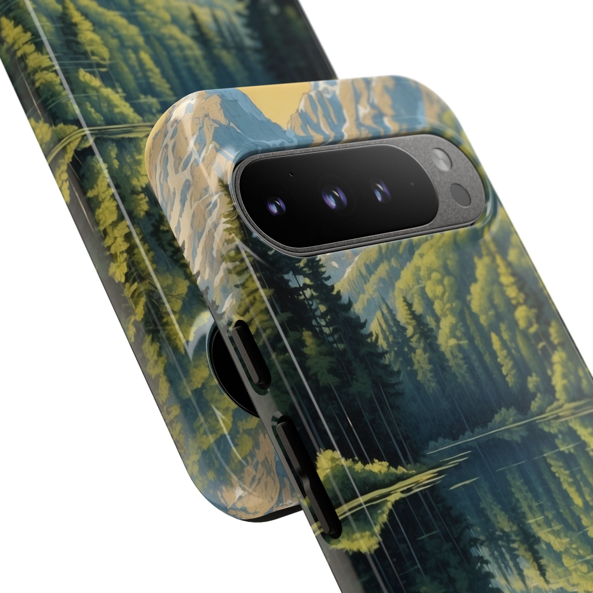 Mountain Peaks Reflect - Google Pixel Case