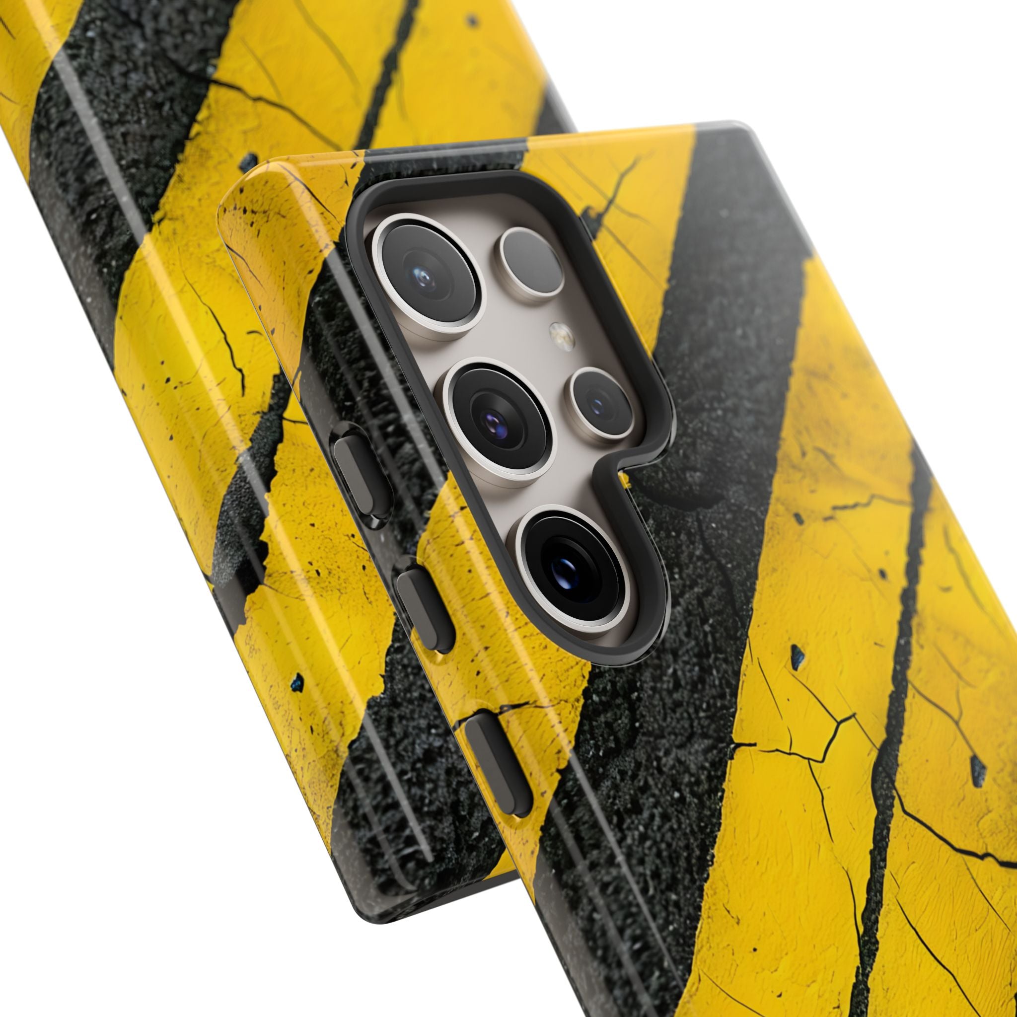 Cracked Hazard Lines - Samsung Case