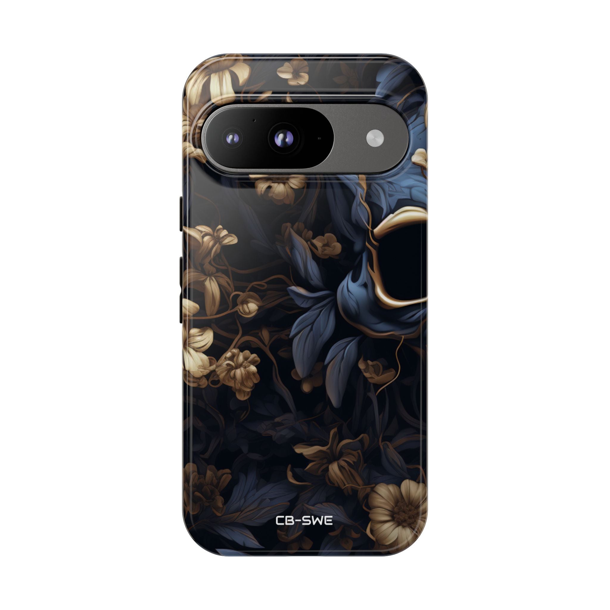 Gothic Floral Skull - Google Pixel Case