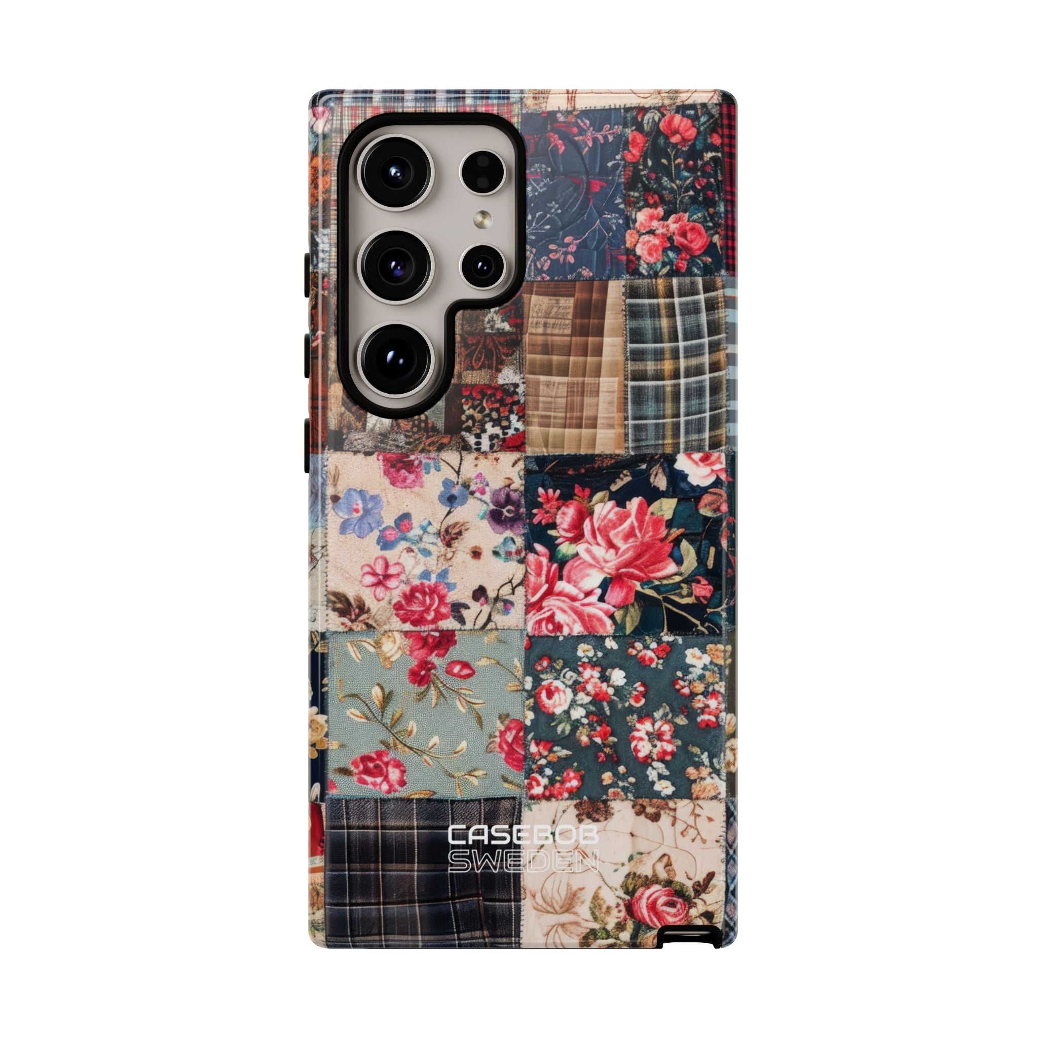 Patchwork Floral Quilt Samsung S24 - Tough