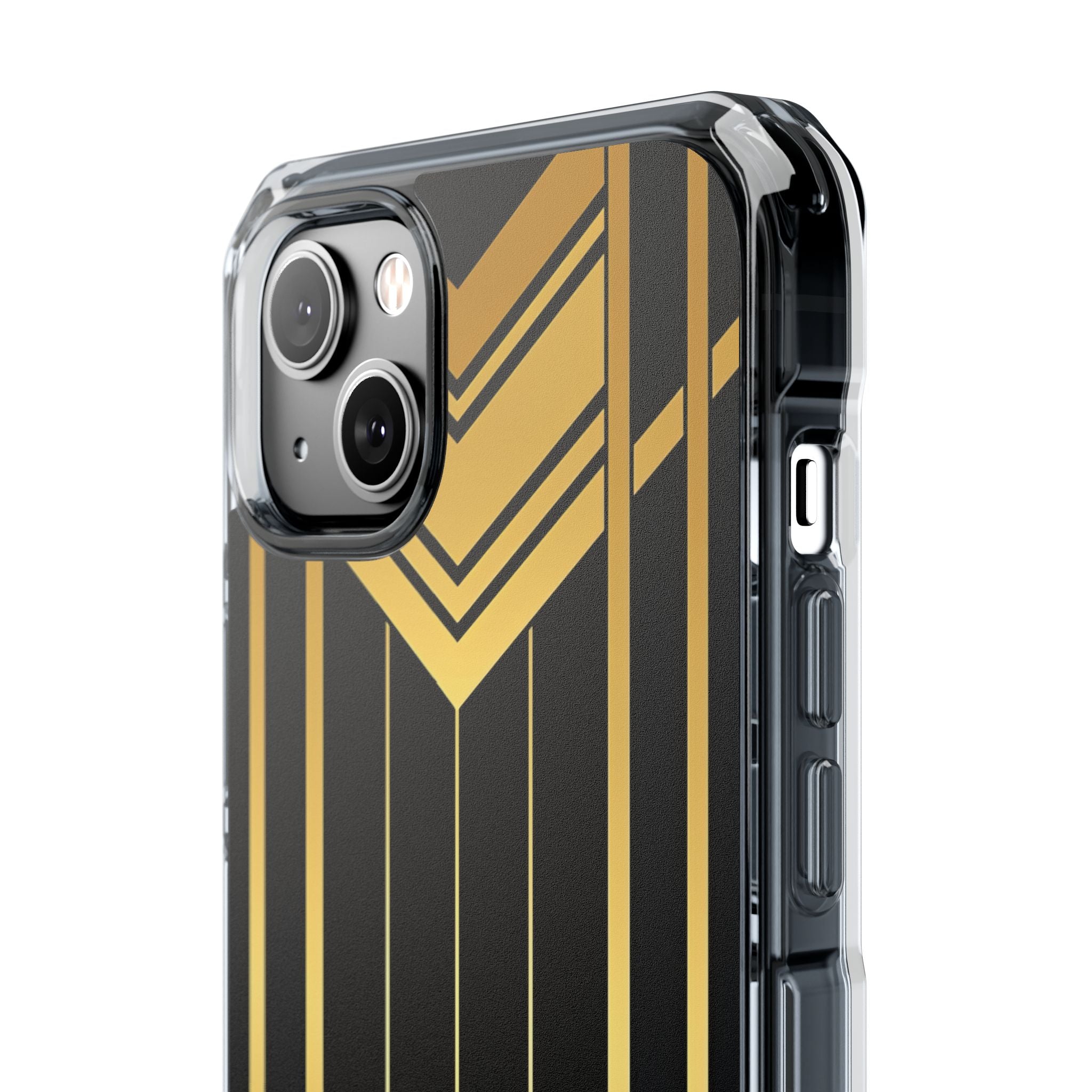 Gouden Geometrische Symfonie iPhone 14 - Impact Clear+