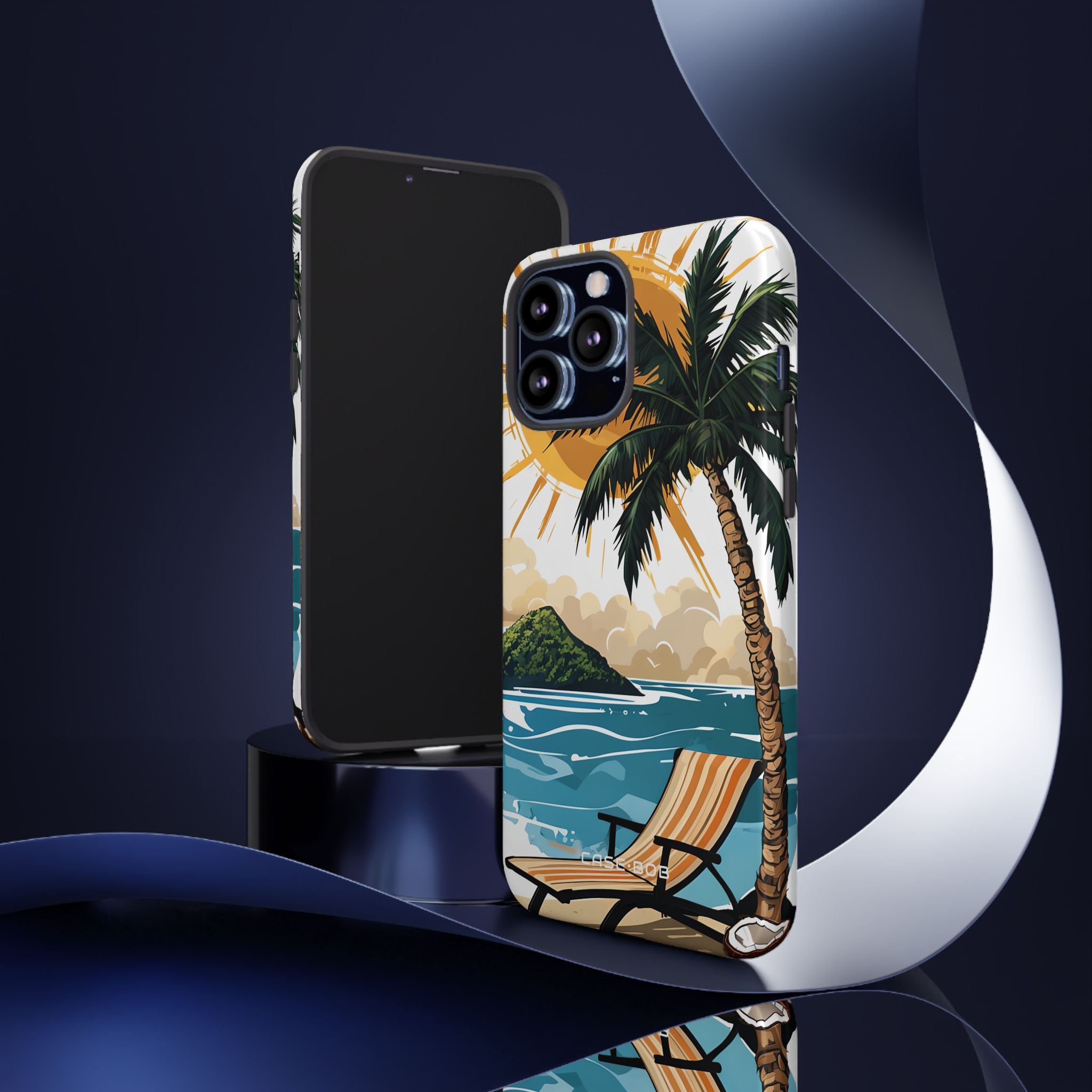 Sunny Palm Breeze iPhone 13 Pro Max Case - Tough
