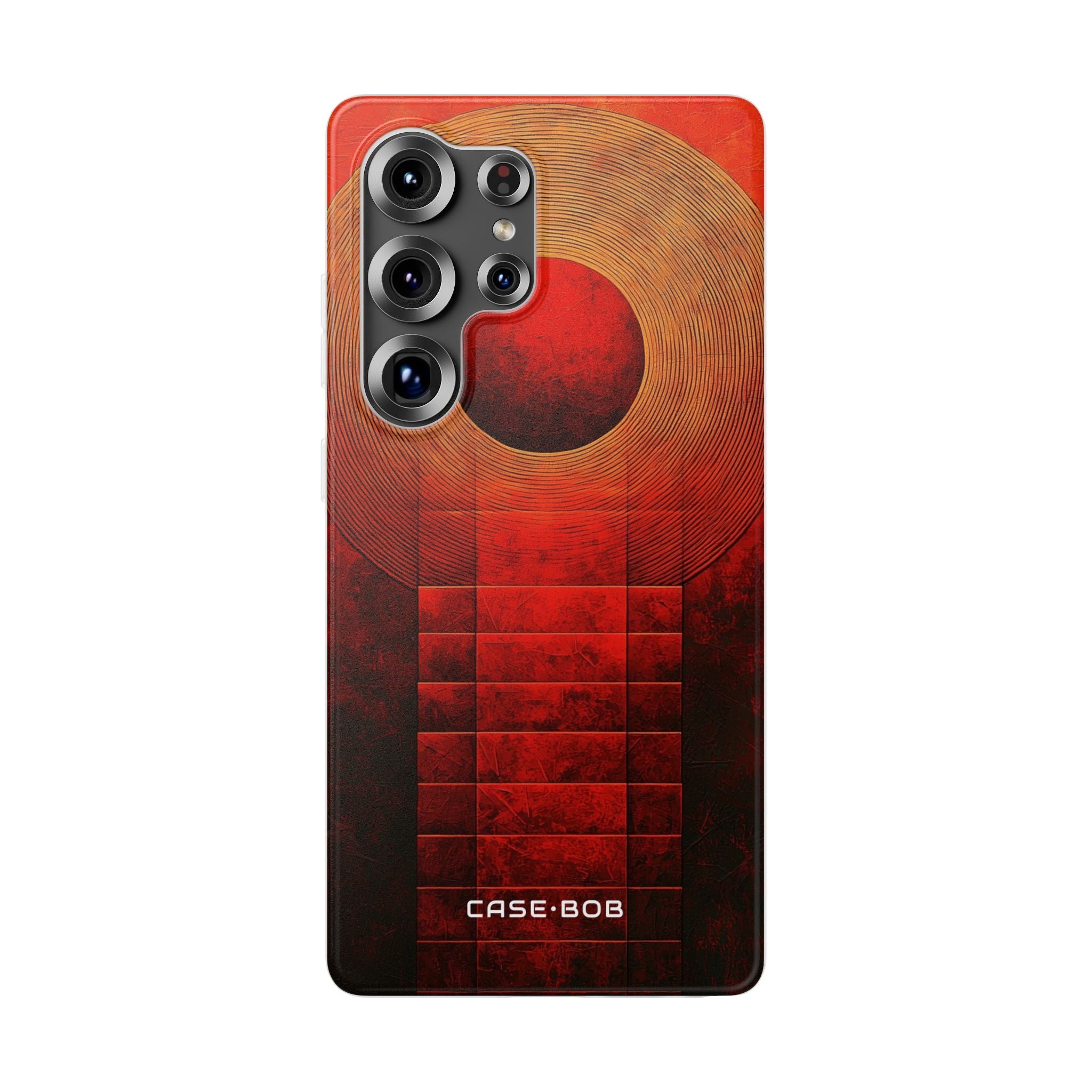 Crimson Orbit Samsung S25 Ultra Case - Soft