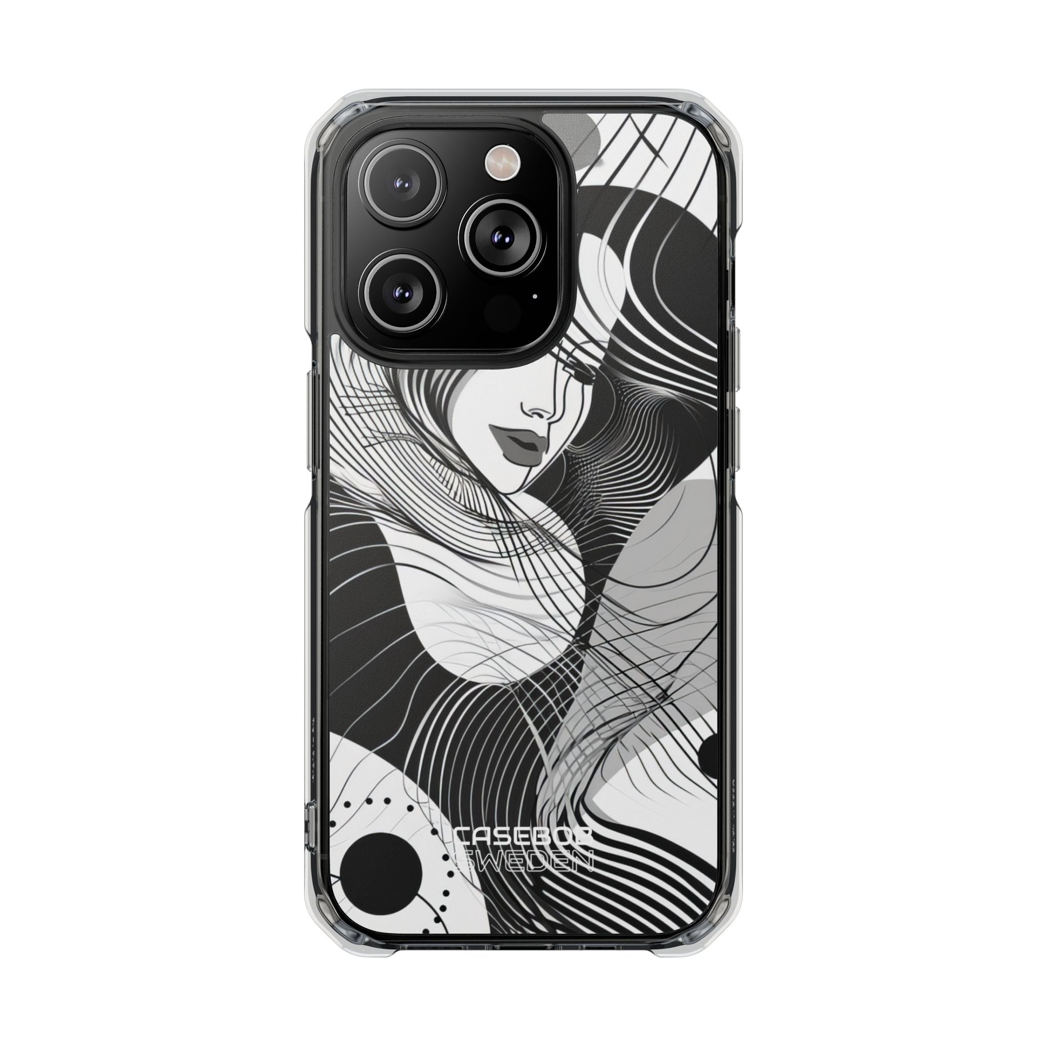 Orange Wave Motion iPhone 14 - Impact Clear+