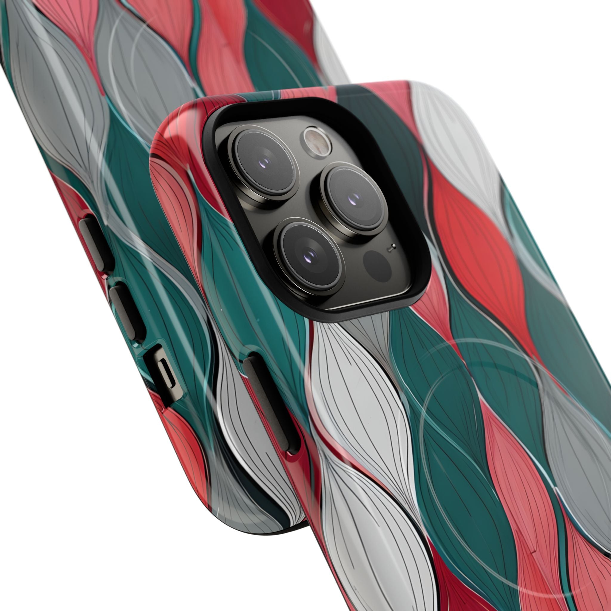 Leaf Cascade Teal iPhone 14 Pro Max Case - Tough+