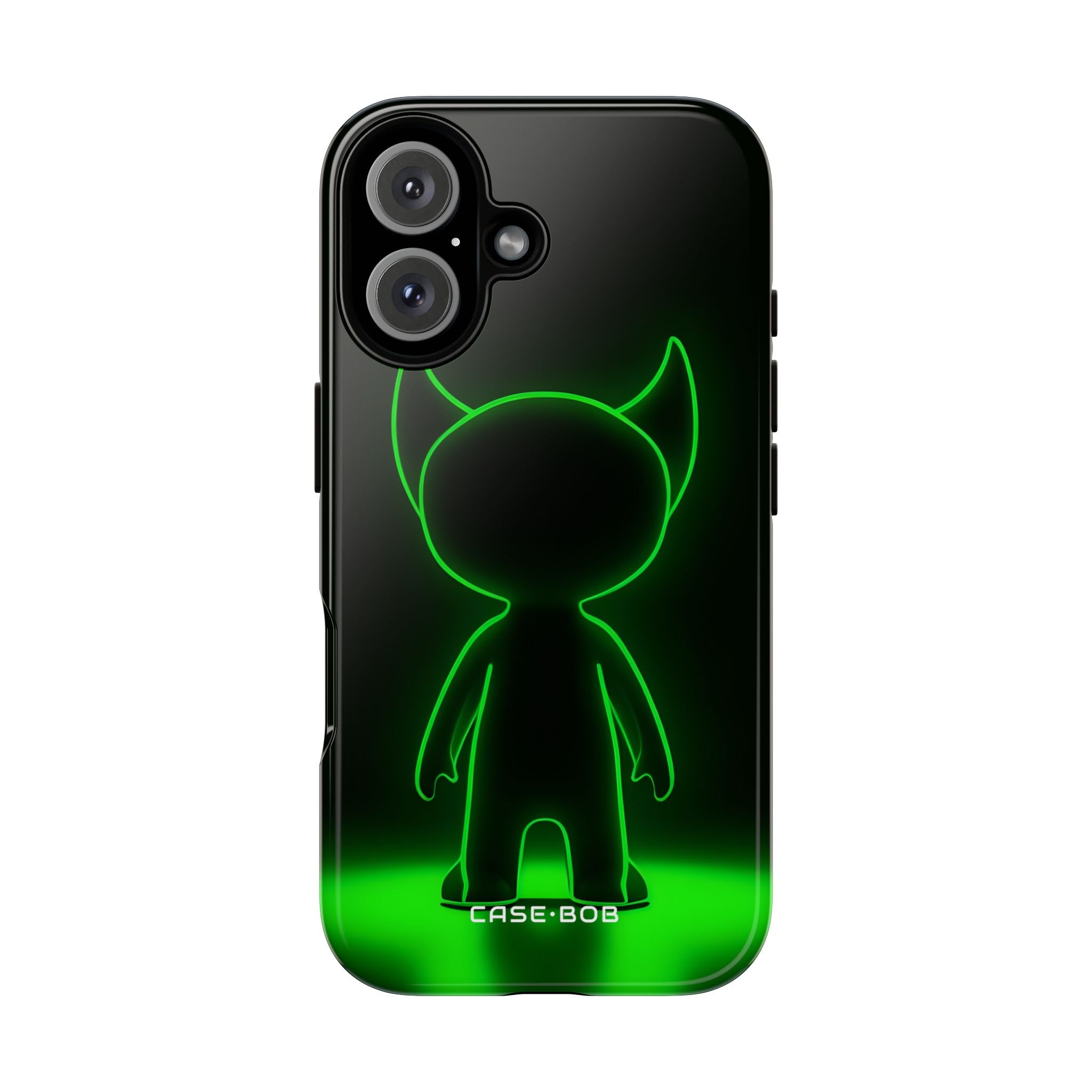 Neon Horned Glow iPhone 16 Plus Case - Tough