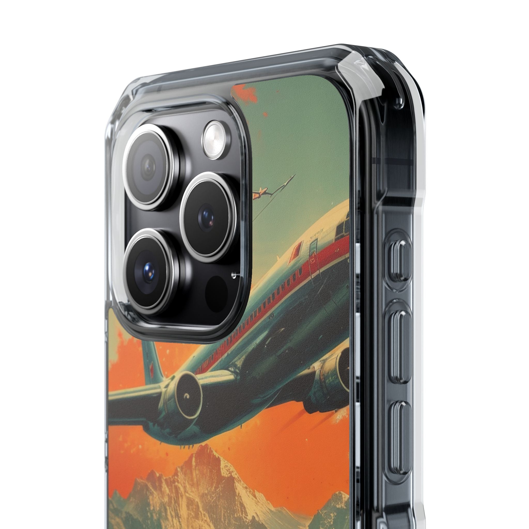 Soaring Mountain Flight iPhone 15 - Impact Clear+