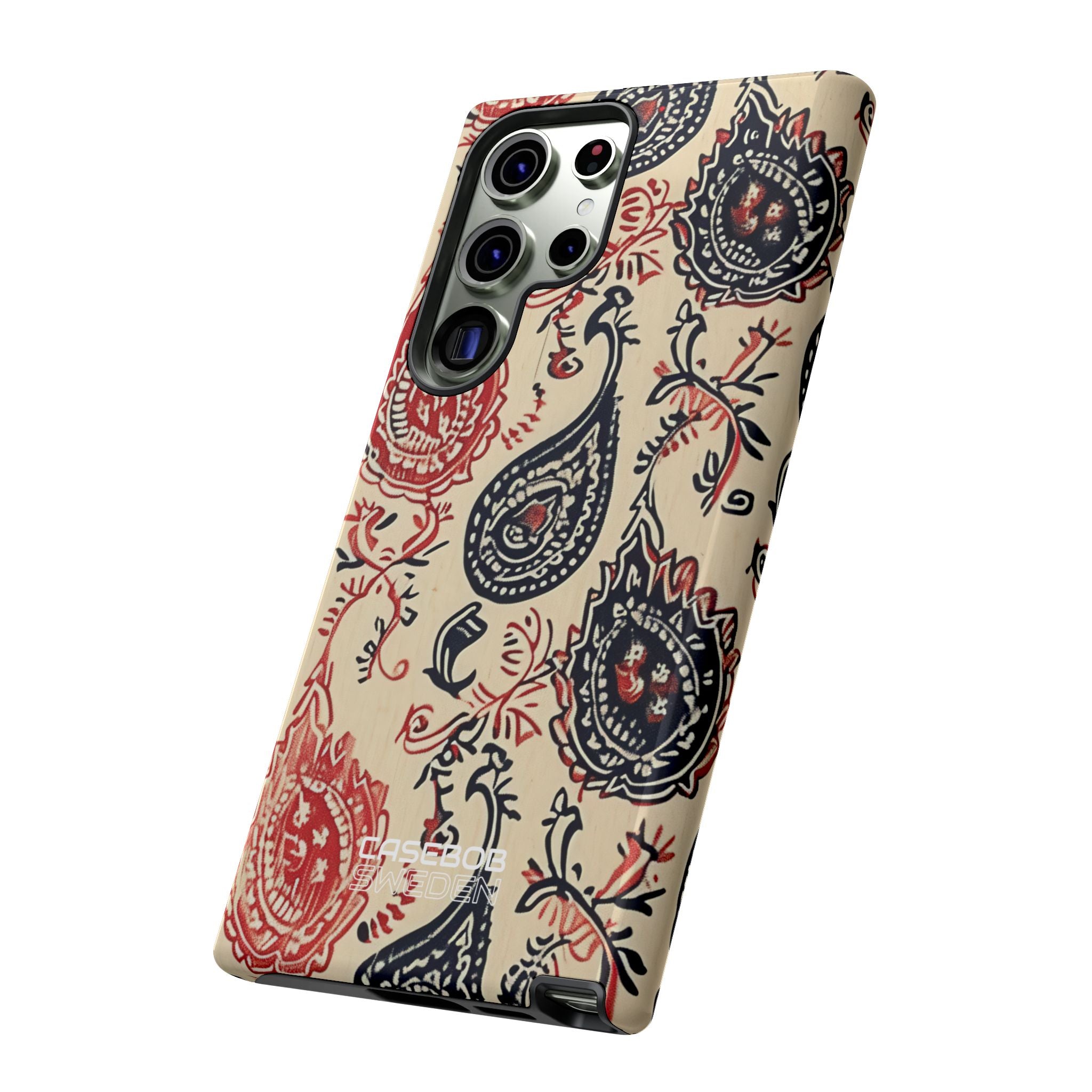 Navy Paisley Swirl Samsung S23 - Tough