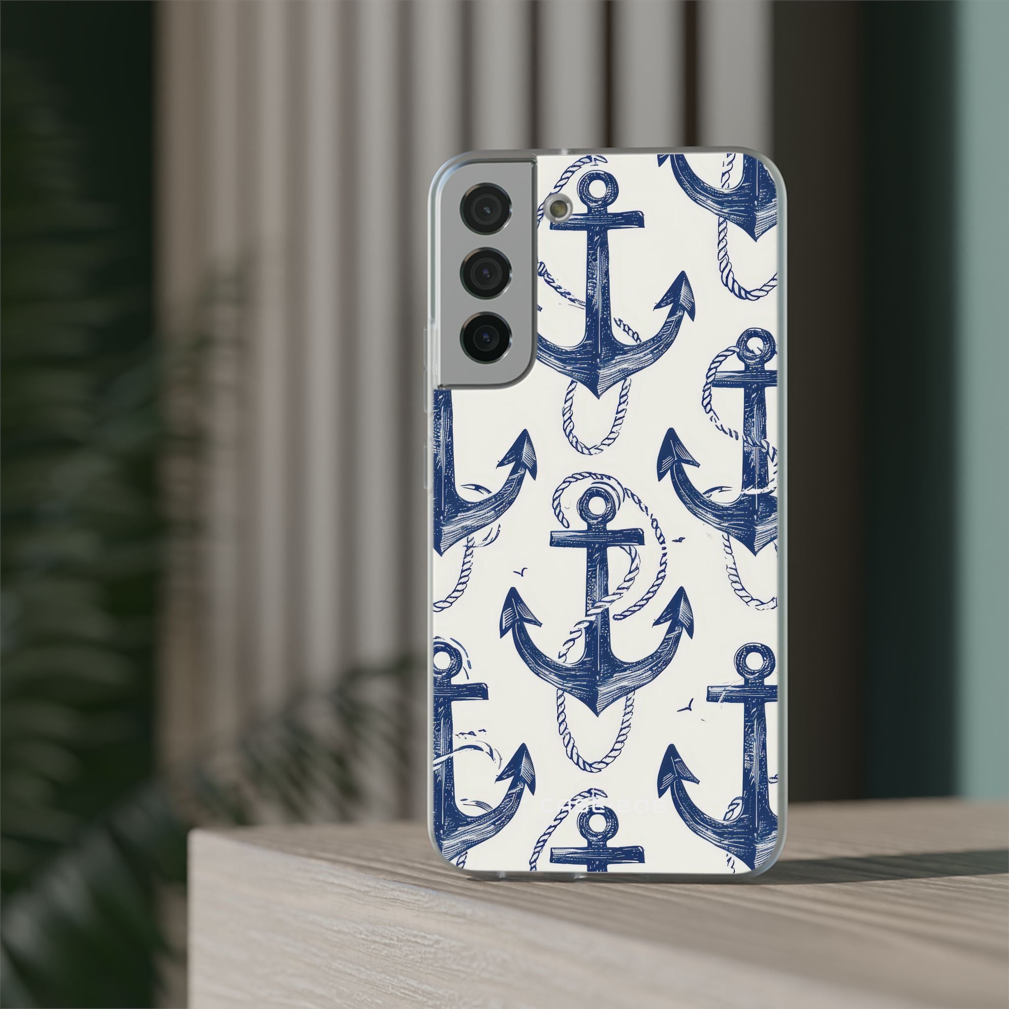 Navy Anchor Loop Samsung S22 Plus Case - Soft