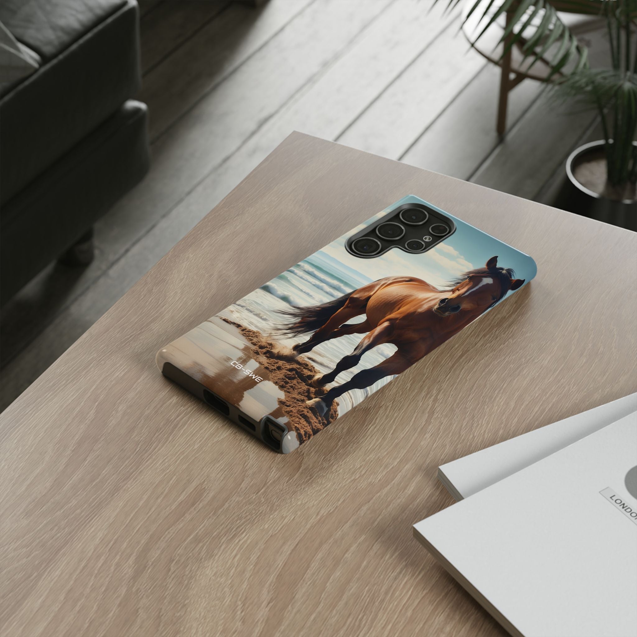 Horse Gallops Shoreline - Samsung Case