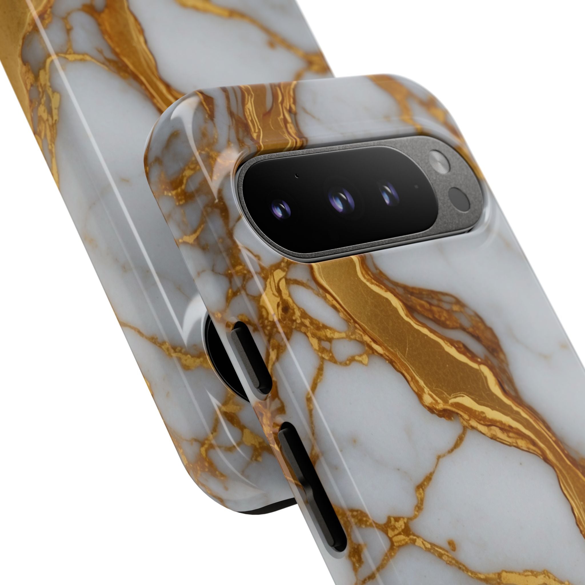 Golden Veins Flow - Google Pixel Case