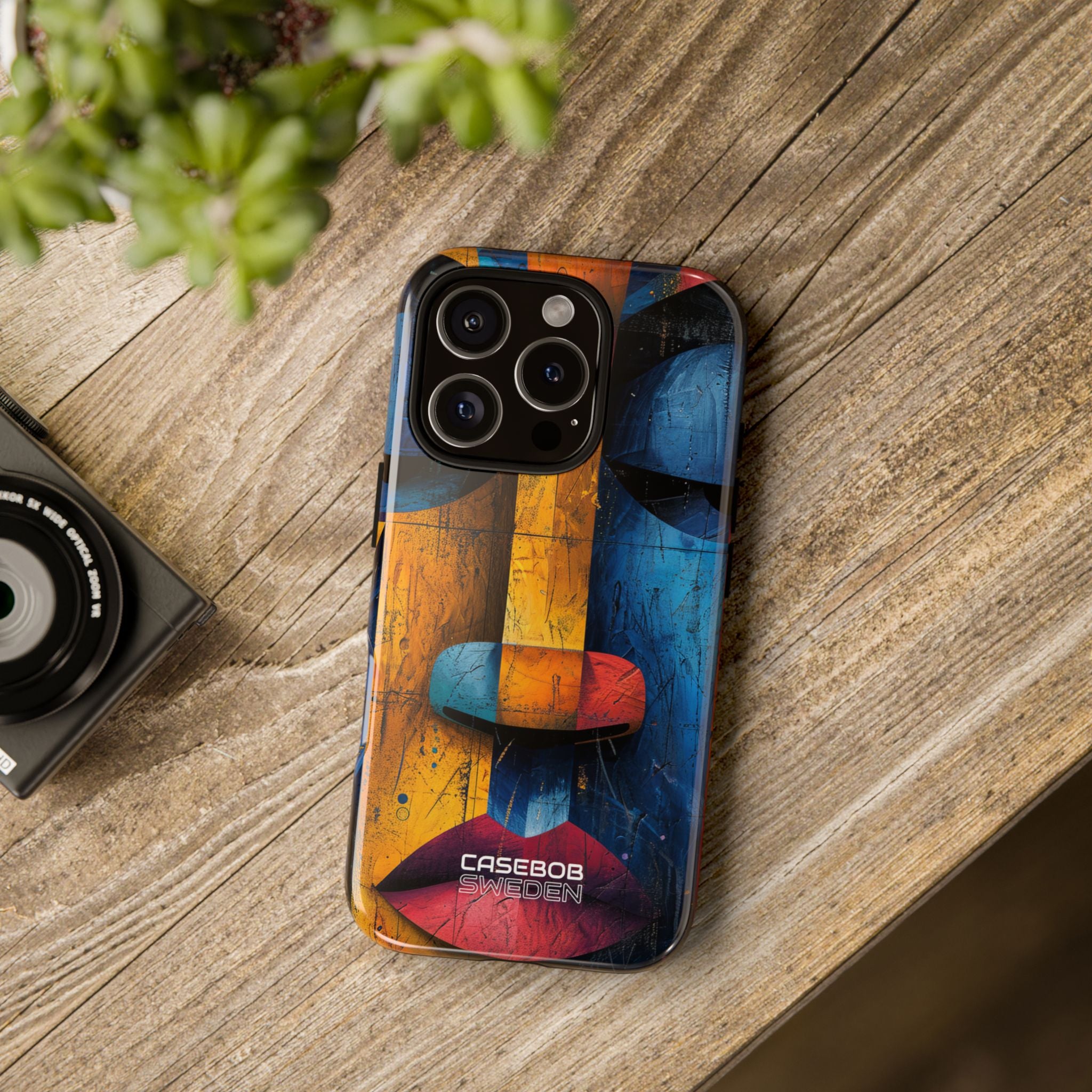 Geometric Face Fusion iPhone 16 - Tough