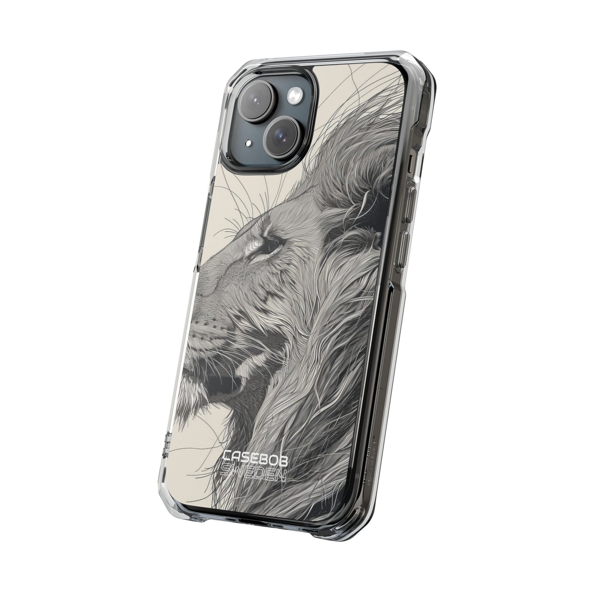 Majestic Lion Profile iPhone 15 - Impact Clear+