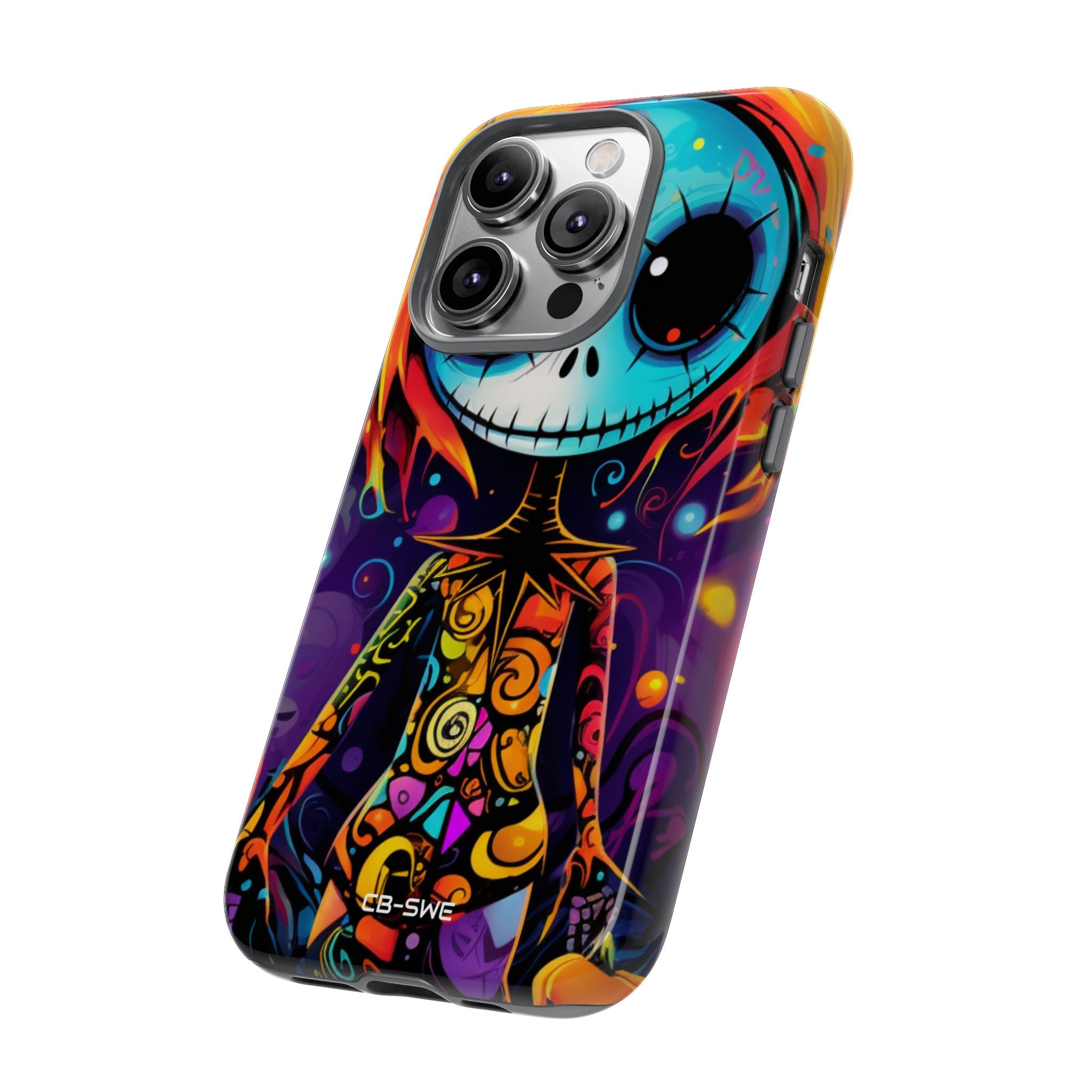 Skeletal Figure Laughs - iPhone Case