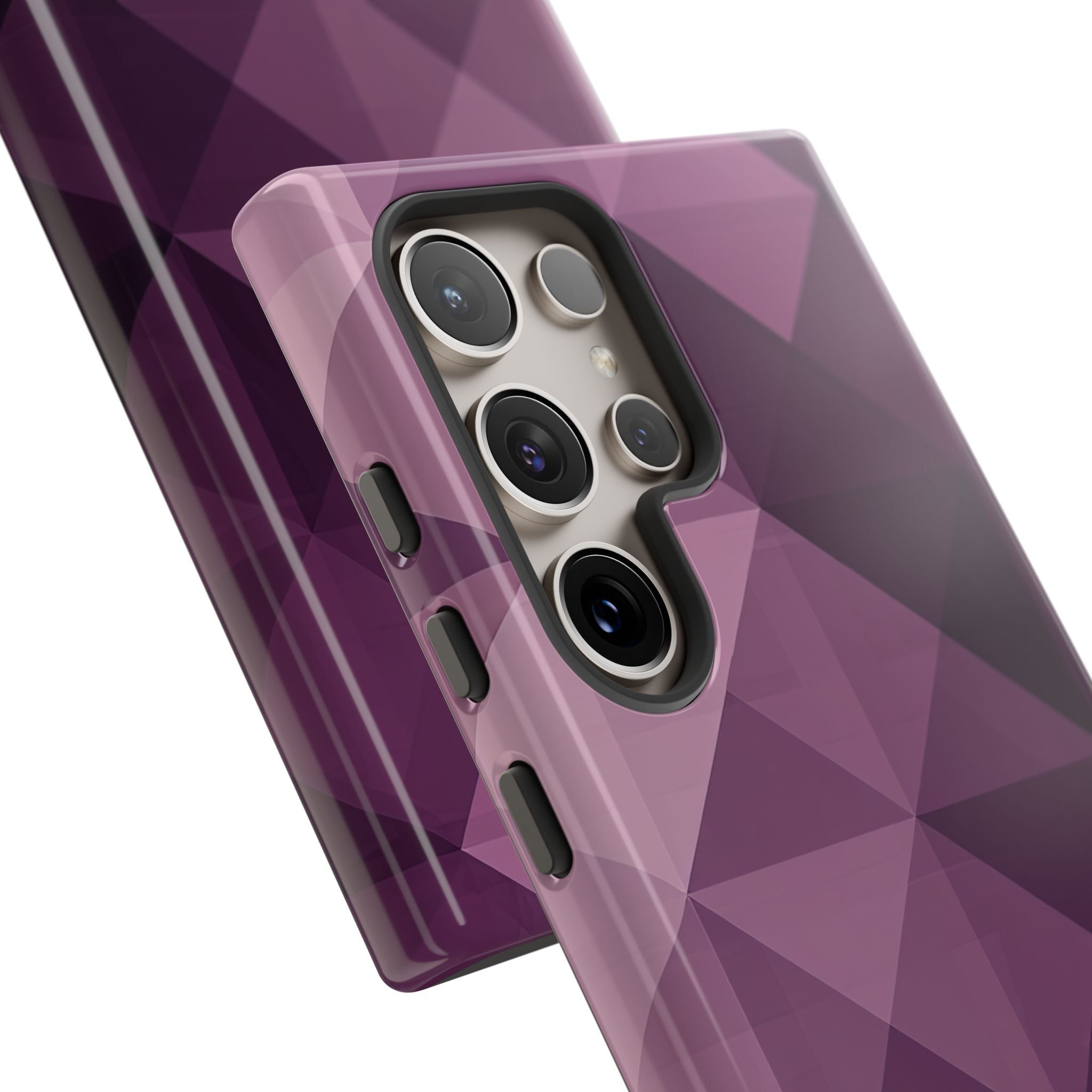 Purple Geometric Mosaic Samsung S24 - Tough