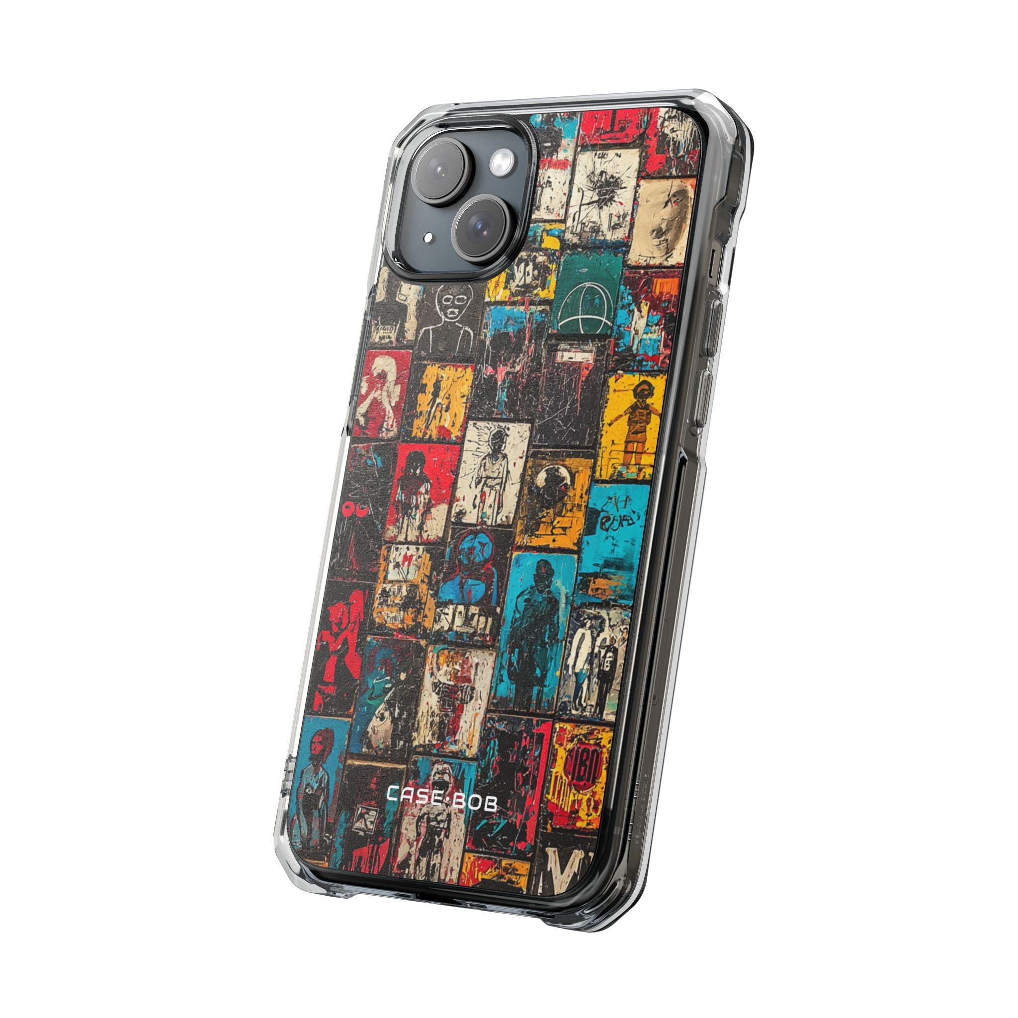 Figured Grid iPhone 15 Plus Case - Impact