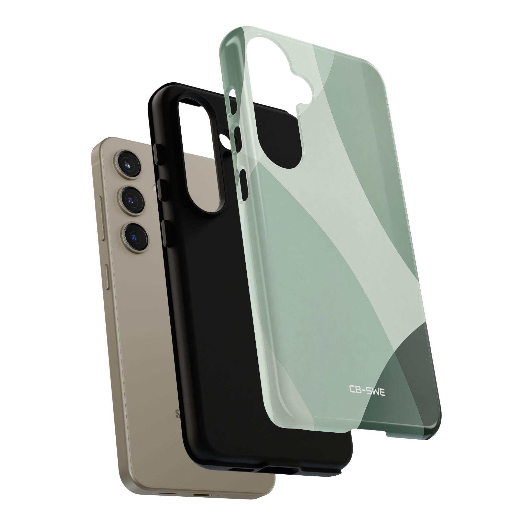 Flowing Green Harmony - Samsung Case