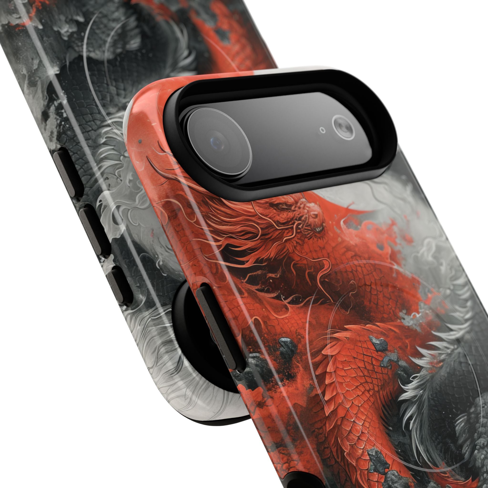 Twin Dragons Crimson iPhone 17 Air Case - Tough+