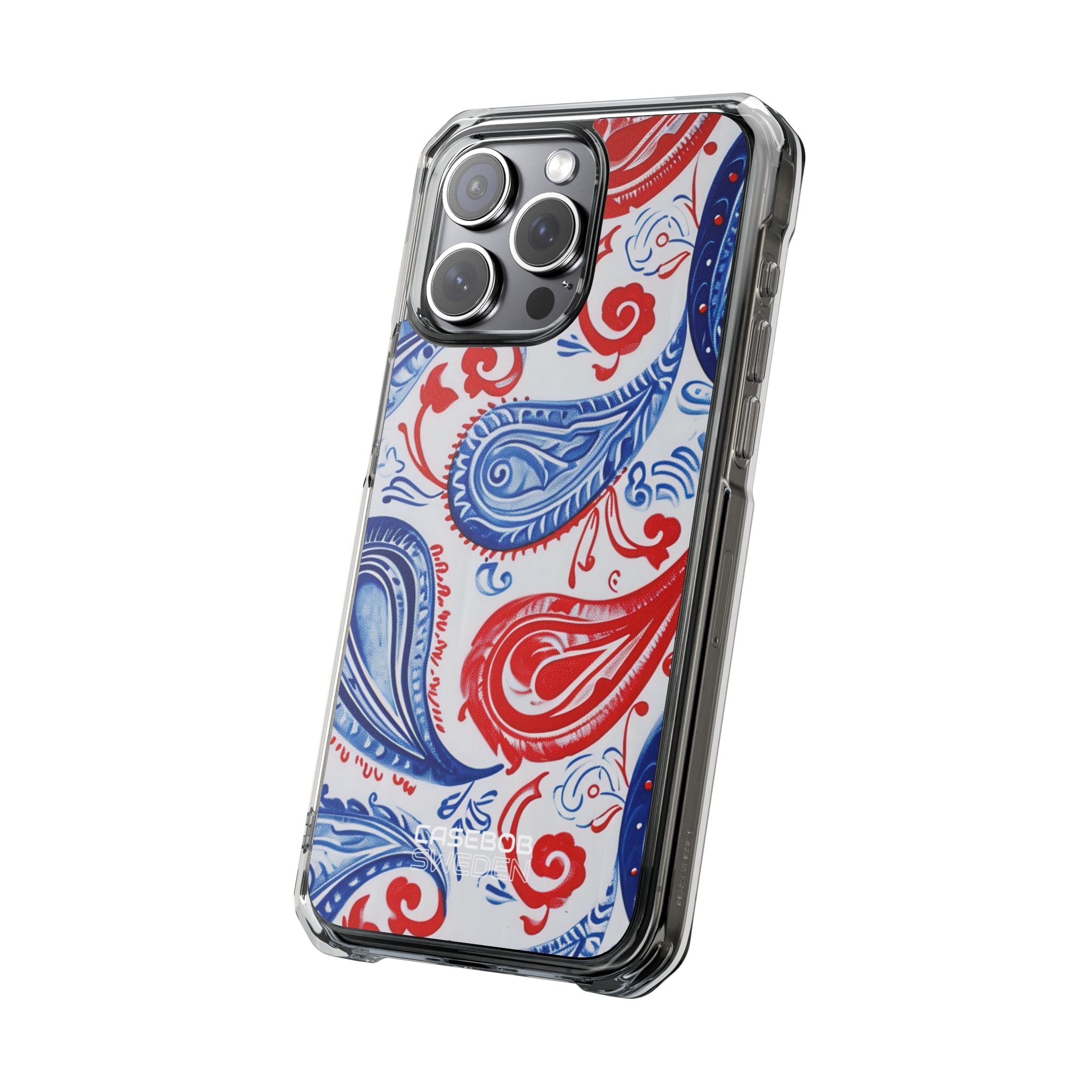 Vibrant Paisley Swirls iPhone 15 - Impact Clear+