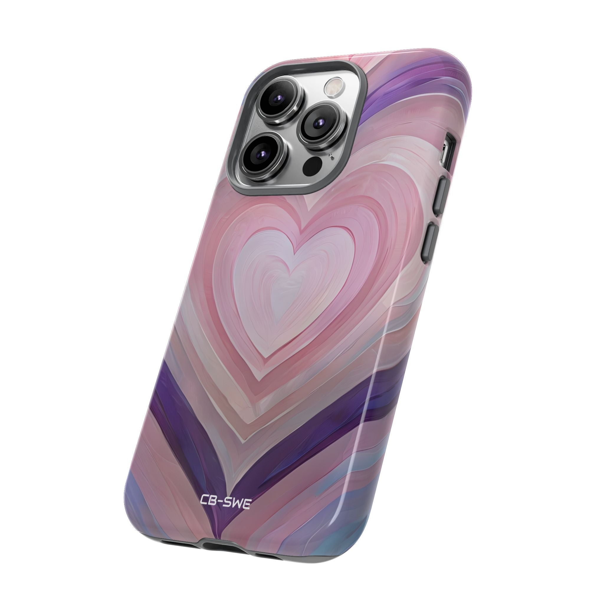 Impressionistic Heart Layers - iPhone Case