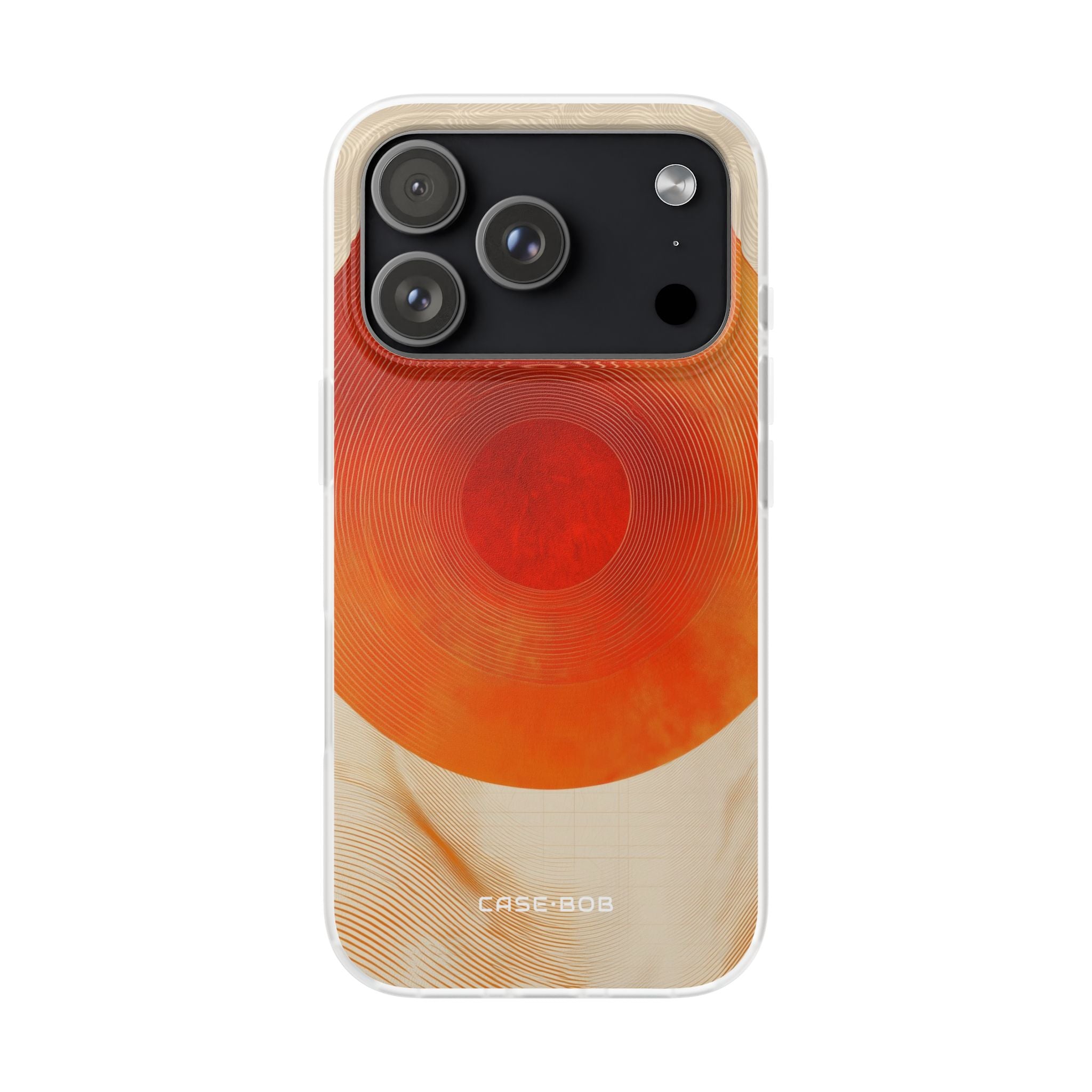 Sunburst Swirl iPhone 17 Pro Case - Soft