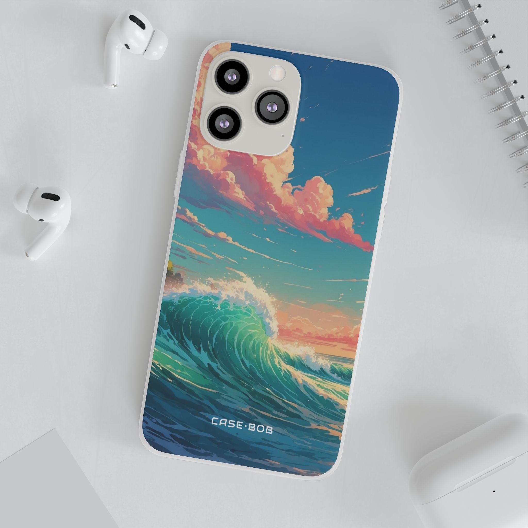 Turquoise Curl iPhone 13 Pro Max - Soft