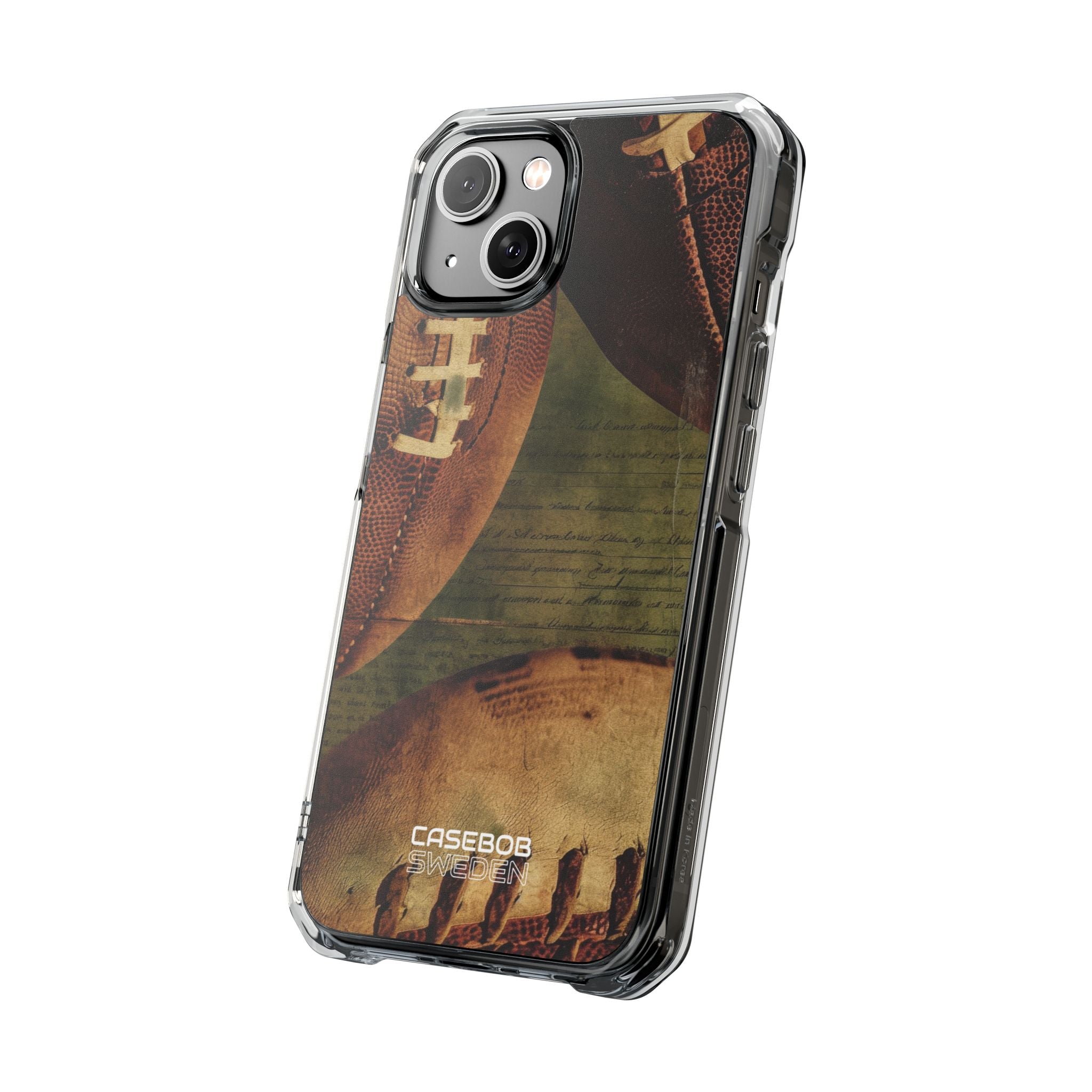 Texture da calcio vintage iPhone 14 - Impact Clear+
