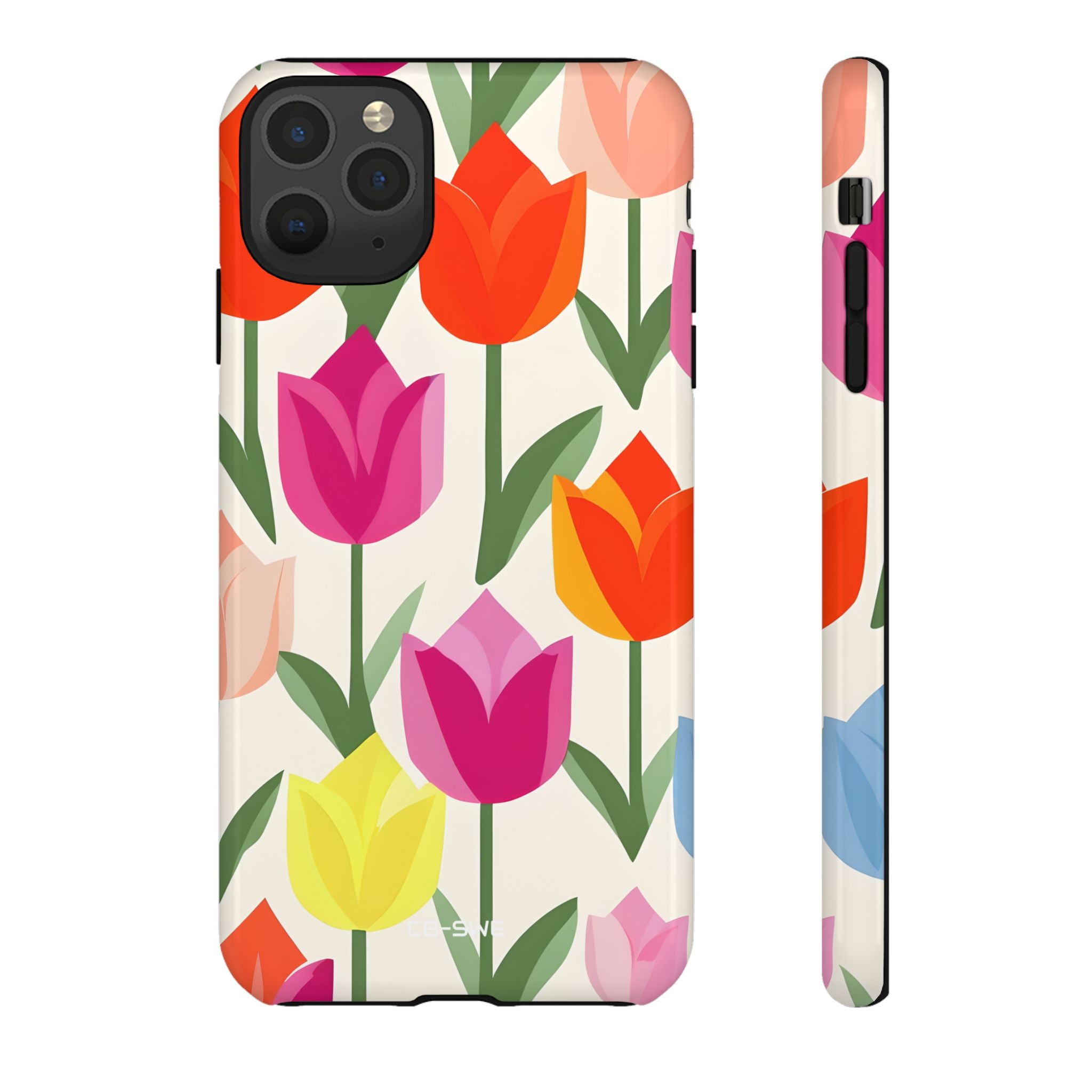 Vibrant Tulip Array - iPhone Case