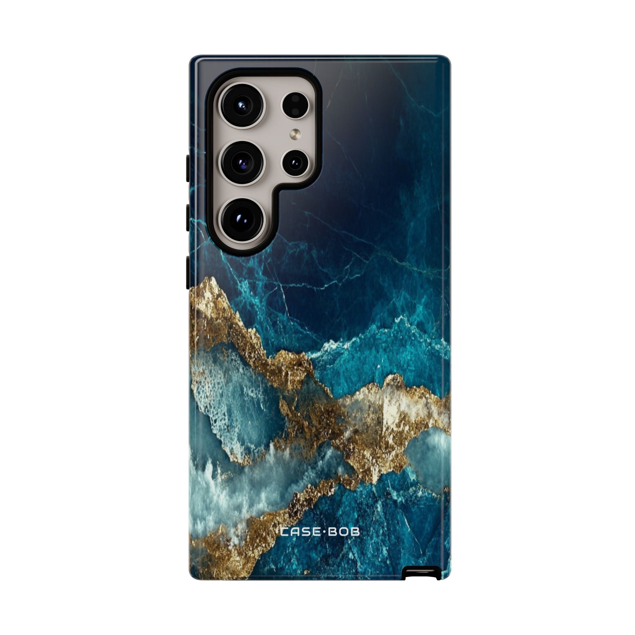 Jagged Gold Split Samsung S24 Ultra Case - Tough