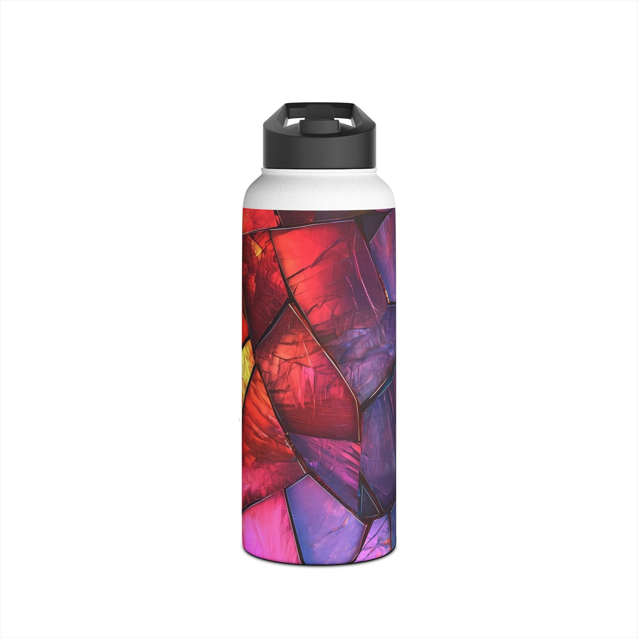 Crimson Shards - Stainless Steel Water Bottle