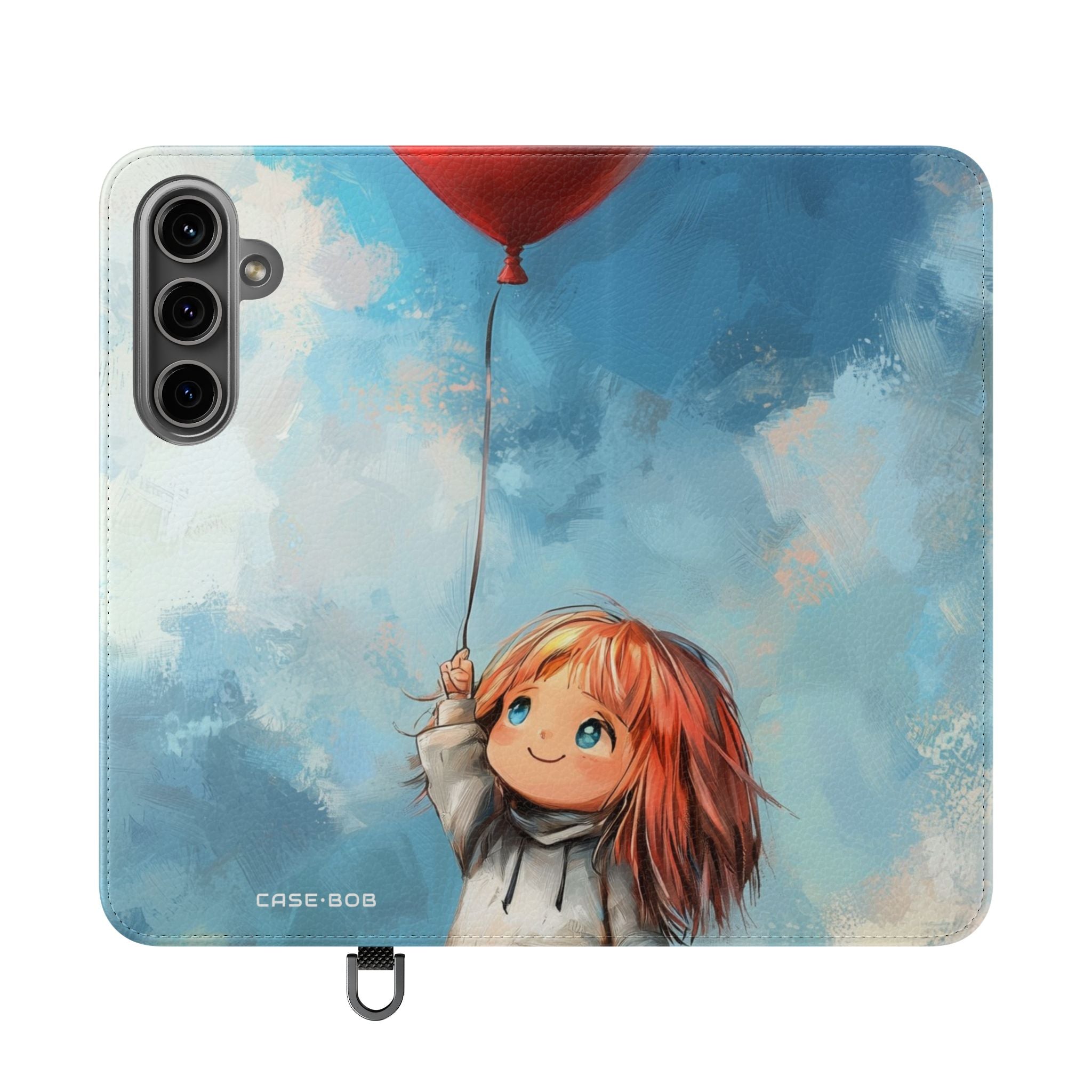 Heart Balloon Glow - Samsung S24 Plus Case - Wallet