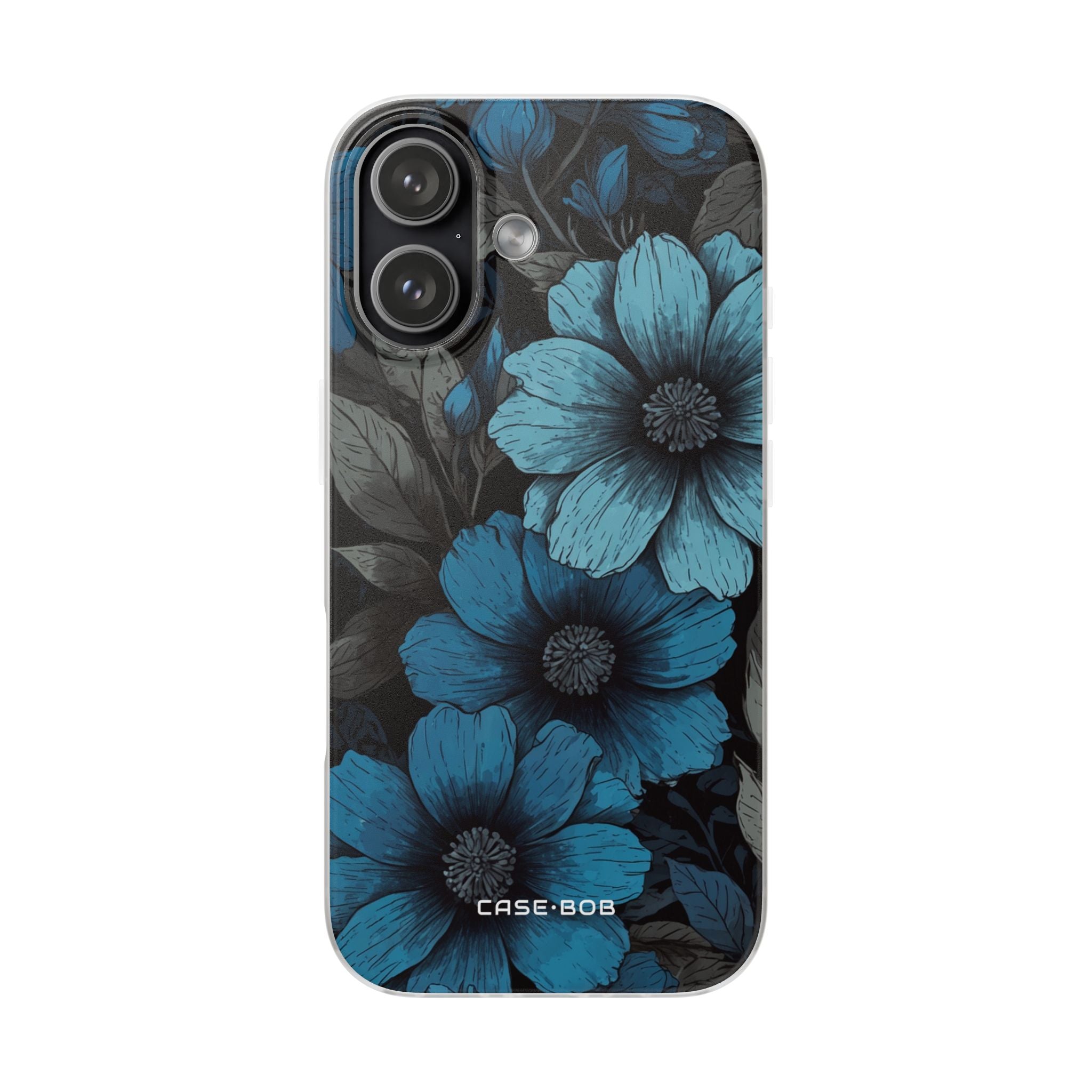 Blue Petal Radiance iPhone 17 Case - Soft