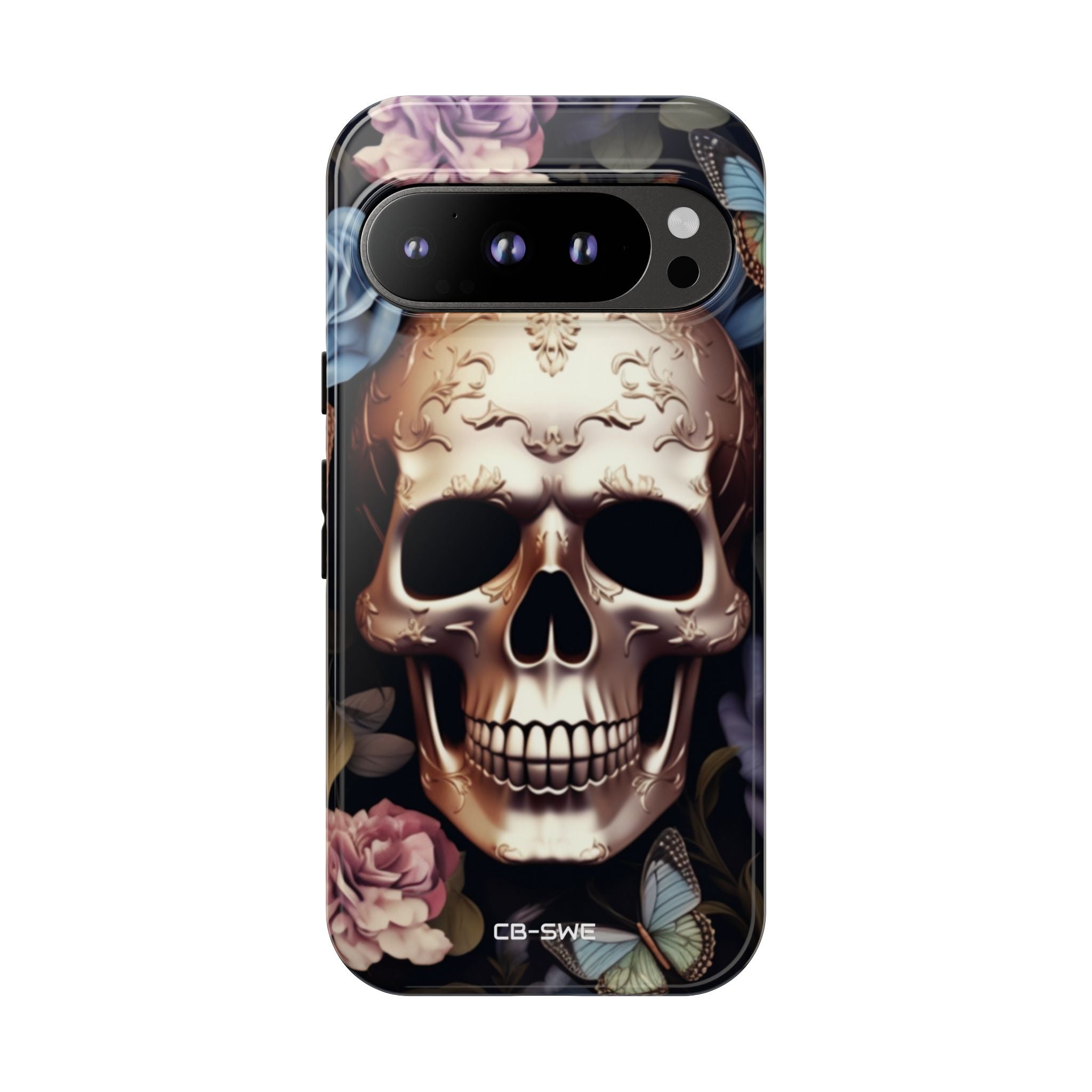 Skull Among Blossoms - Google Pixel Case