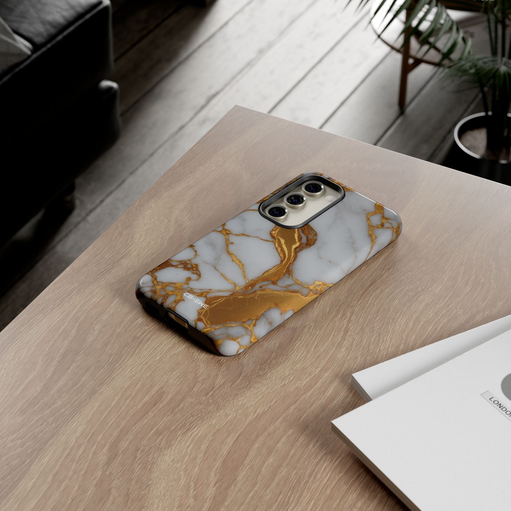 Golden Veins Flow - Samsung Case
