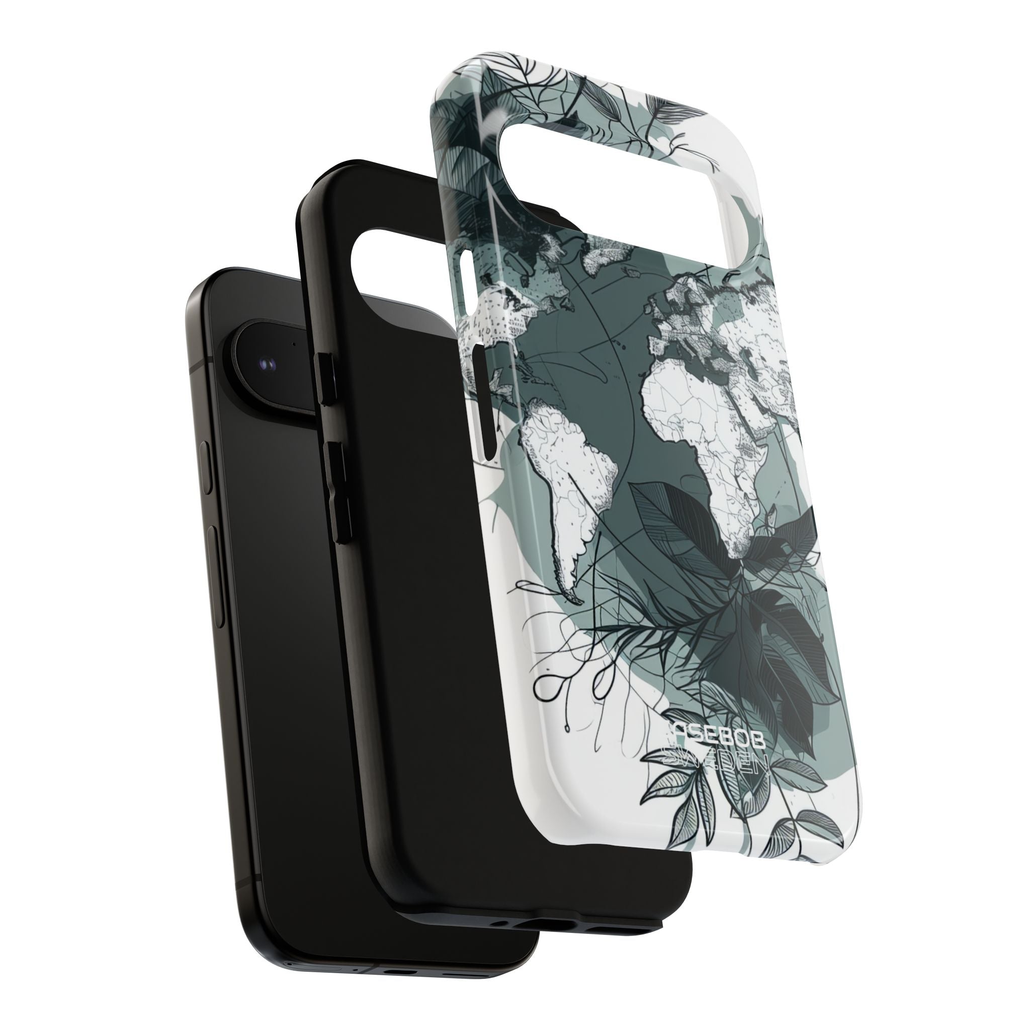 Botanische Weltkarte Google Pixel 9 – Robust