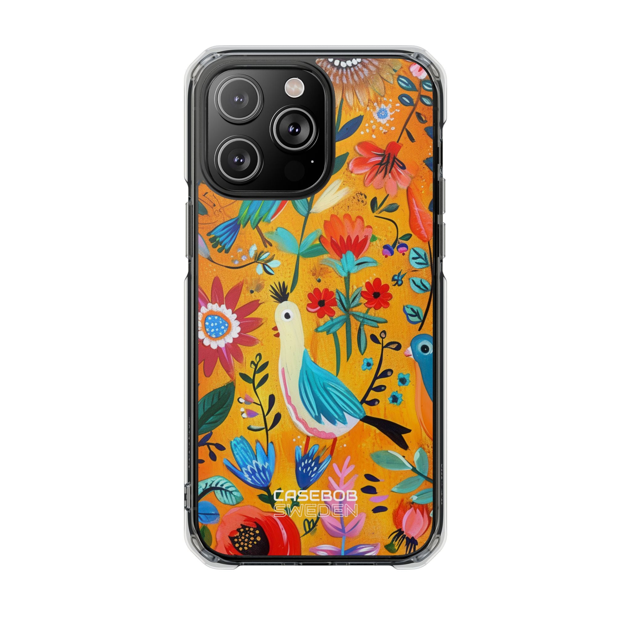 Whimsical Birds Garden iPhone 14 - Impact Clear+