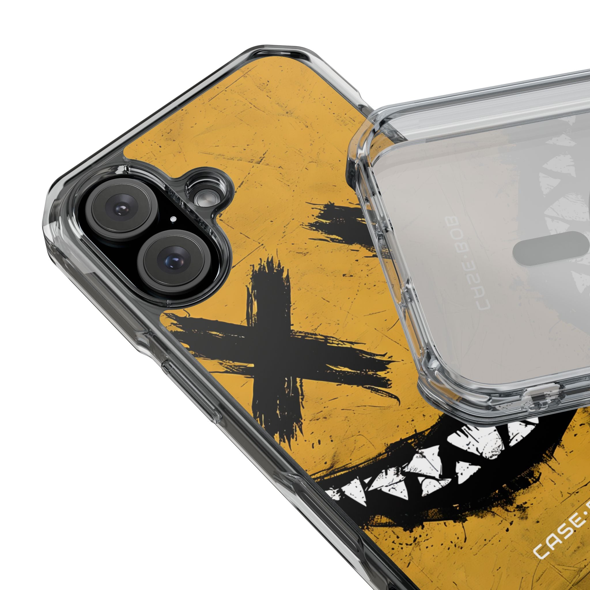 Jagged Smile Yellow iPhone 15 Case - Impact