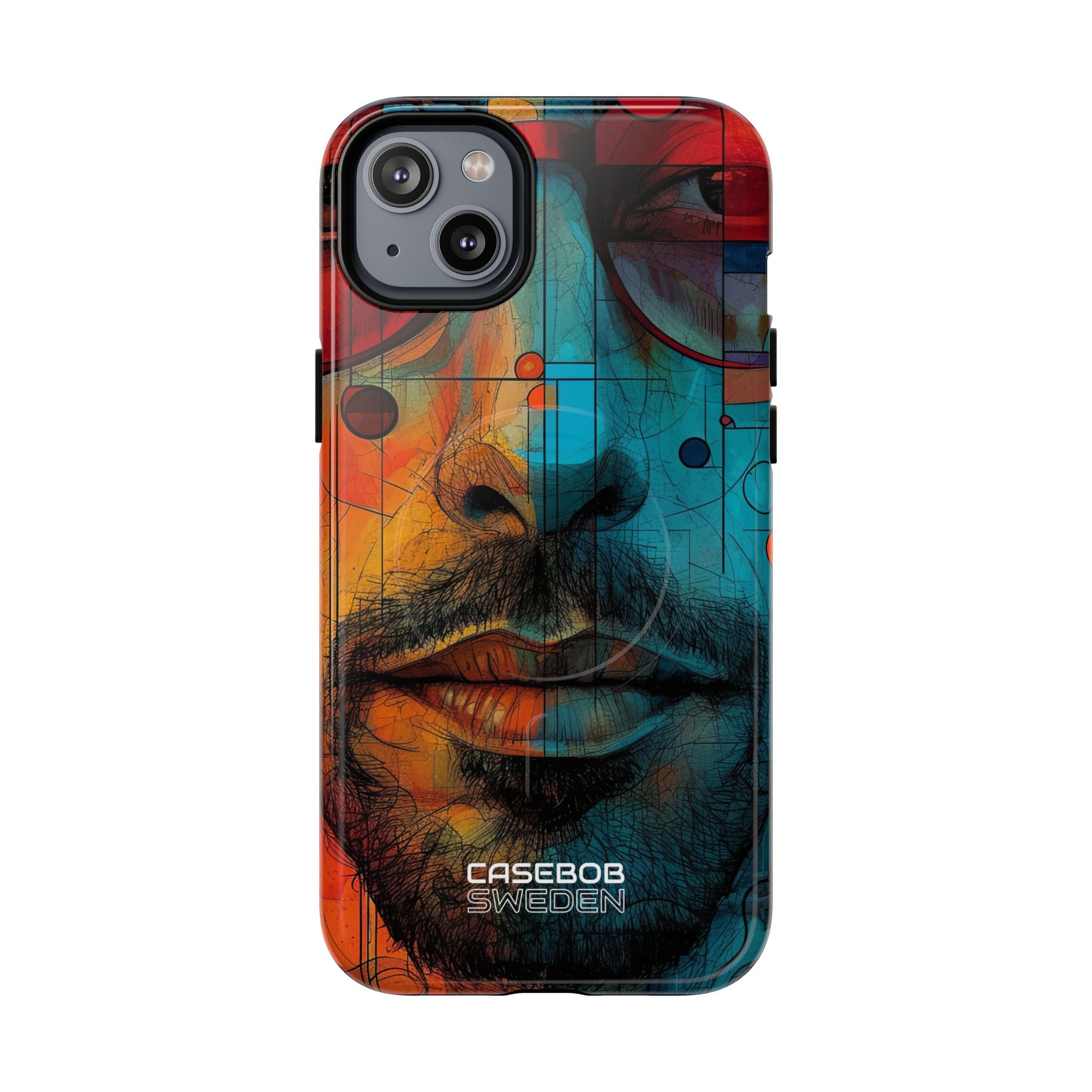 Cubist Glasses Face iPhone 14 - Tough+