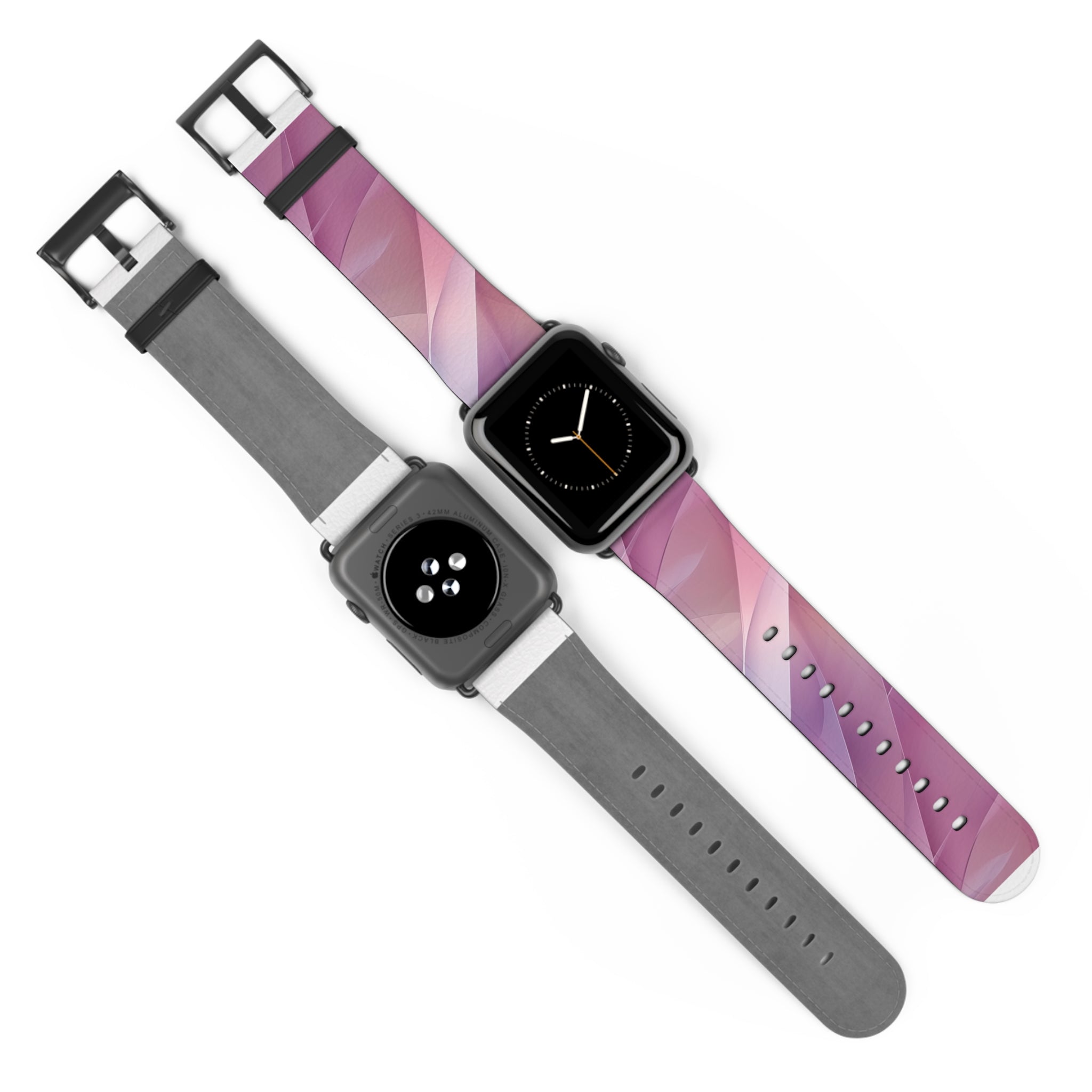 Pink Leafwave - Watch Band