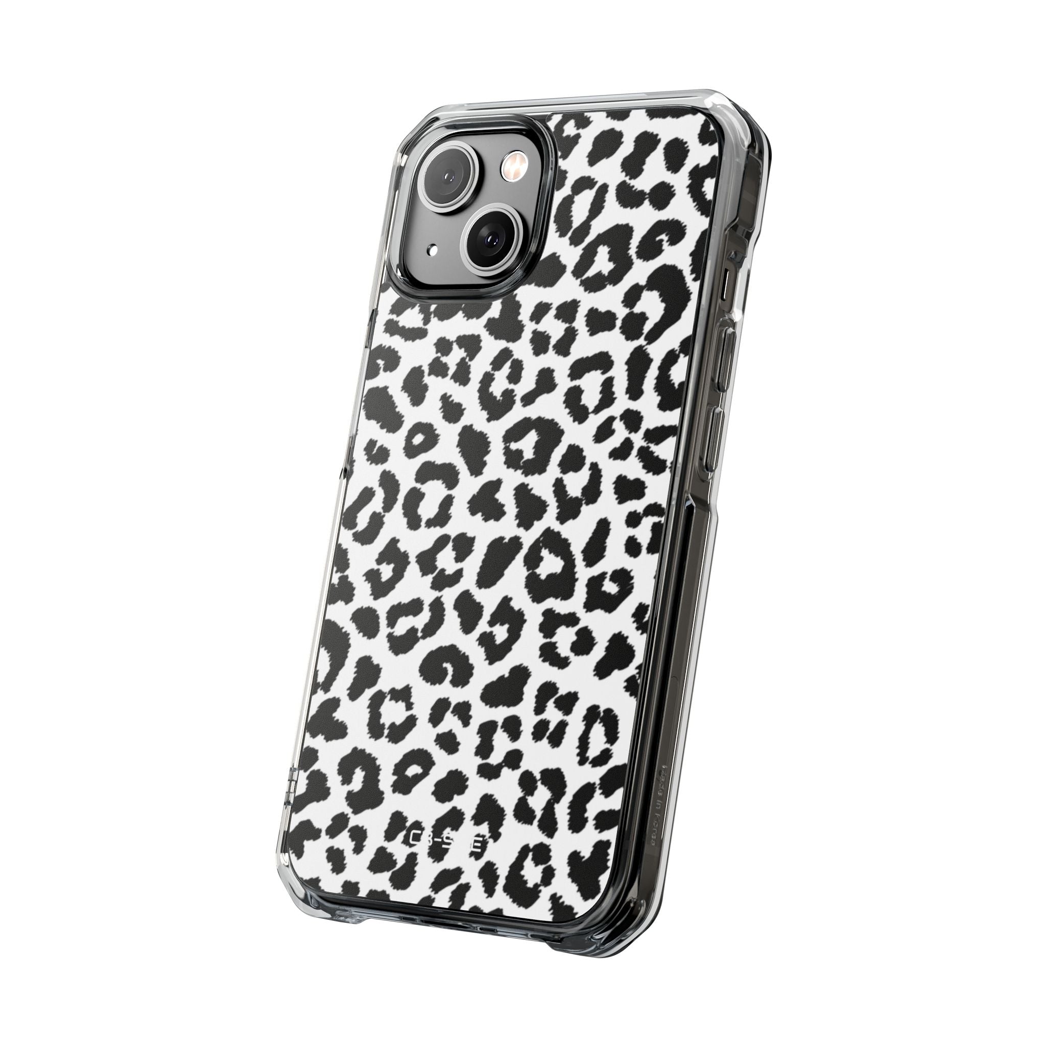 Monochrome Leopard Essence iPhone Case - Impact
