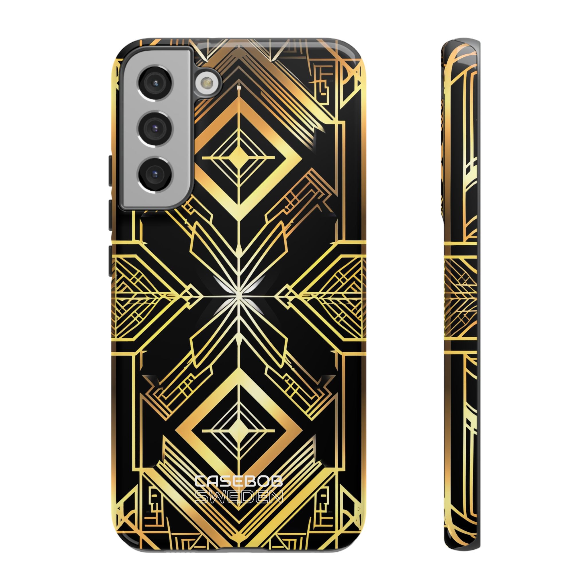 Golden Geometric Symphony Samsung S22 - Tough